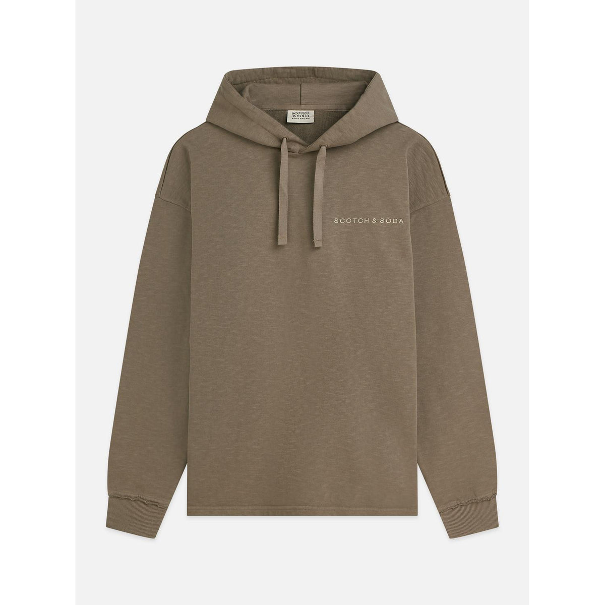 3 CROSSES LOOSE-FIT HOODIE-MENS SWEATERS & KNITS-SCOTCH & SODA-JB Evans Fashions & Footwear