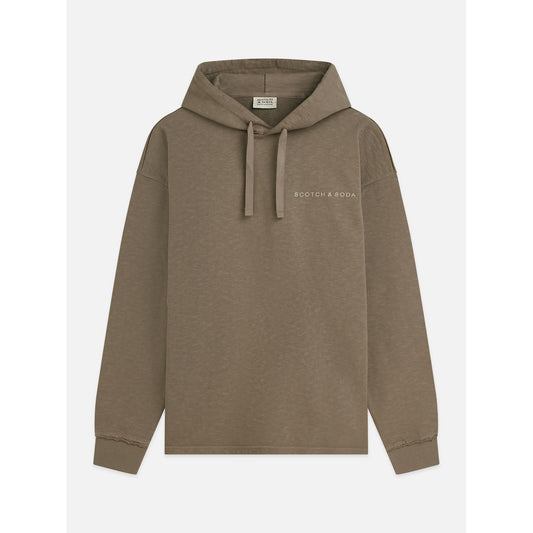 3 CROSSES LOOSE-FIT HOODIE-MENS SWEATERS & KNITS-SCOTCH & SODA-JB Evans Fashions & Footwear