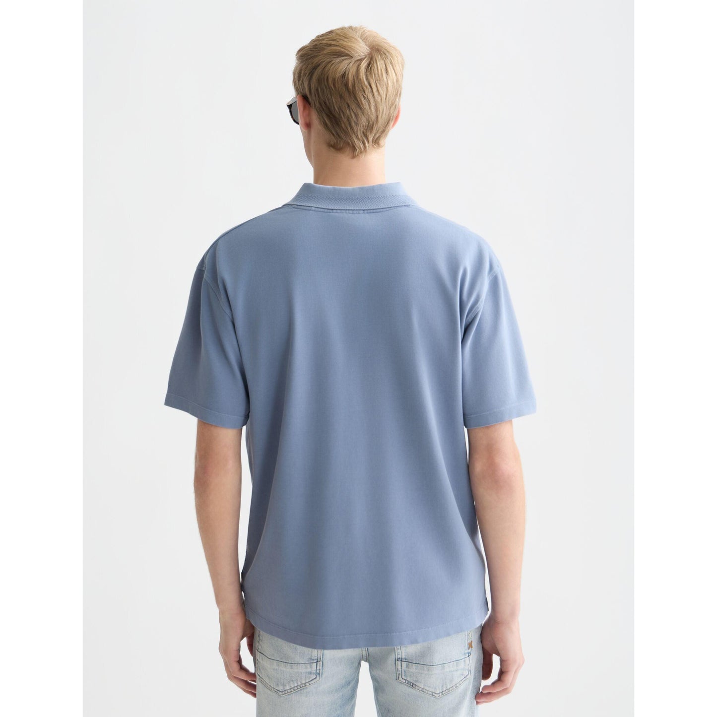 3 CROSSES PIQUE RELAXED FIT GARMENT DYE POLO-MENS T-SHIRTS & POLO'S-SCOTCH & SODA-JB Evans Fashions & Footwear