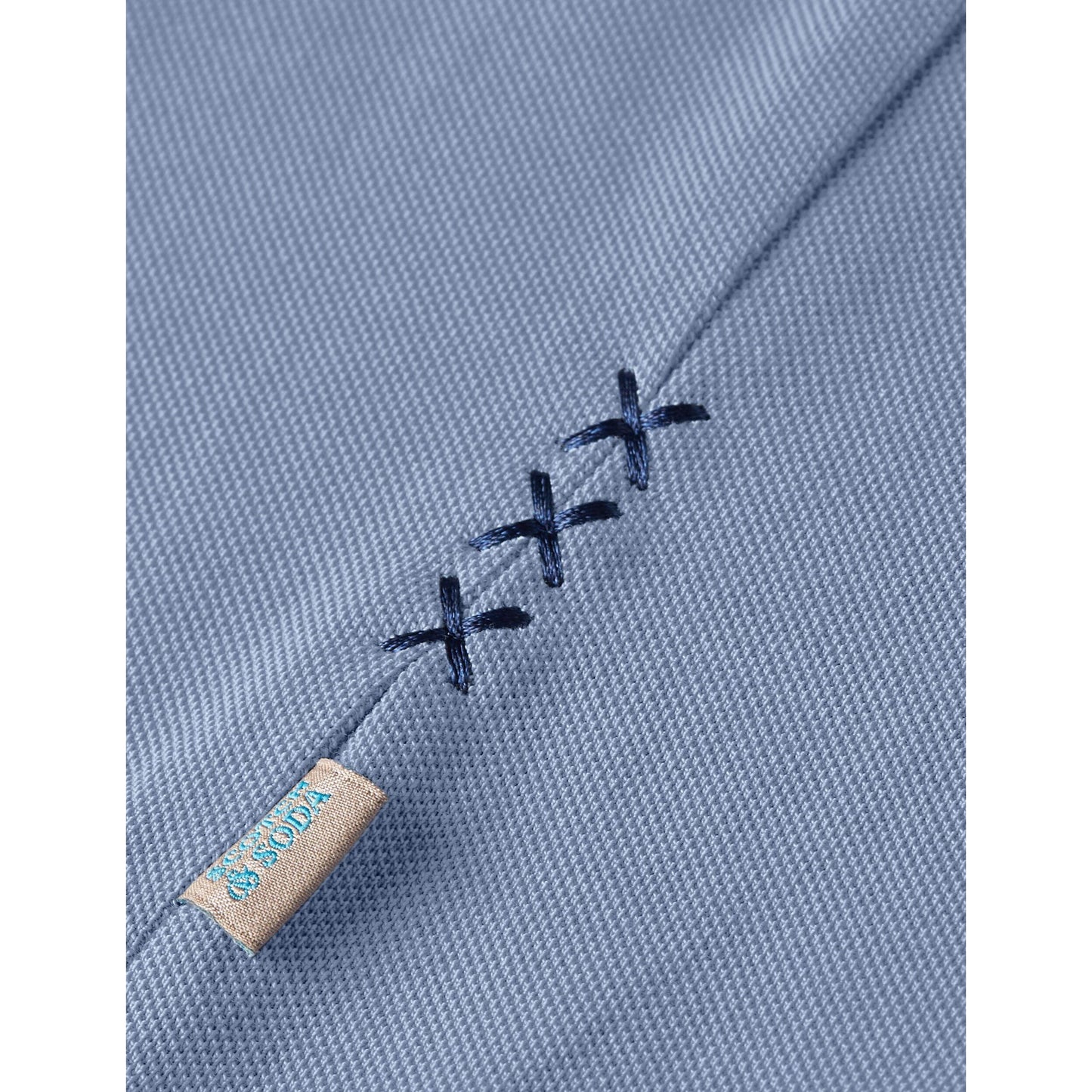 3 CROSSES PIQUE RELAXED FIT GARMENT DYE POLO-MENS T-SHIRTS & POLO'S-SCOTCH & SODA-JB Evans Fashions & Footwear