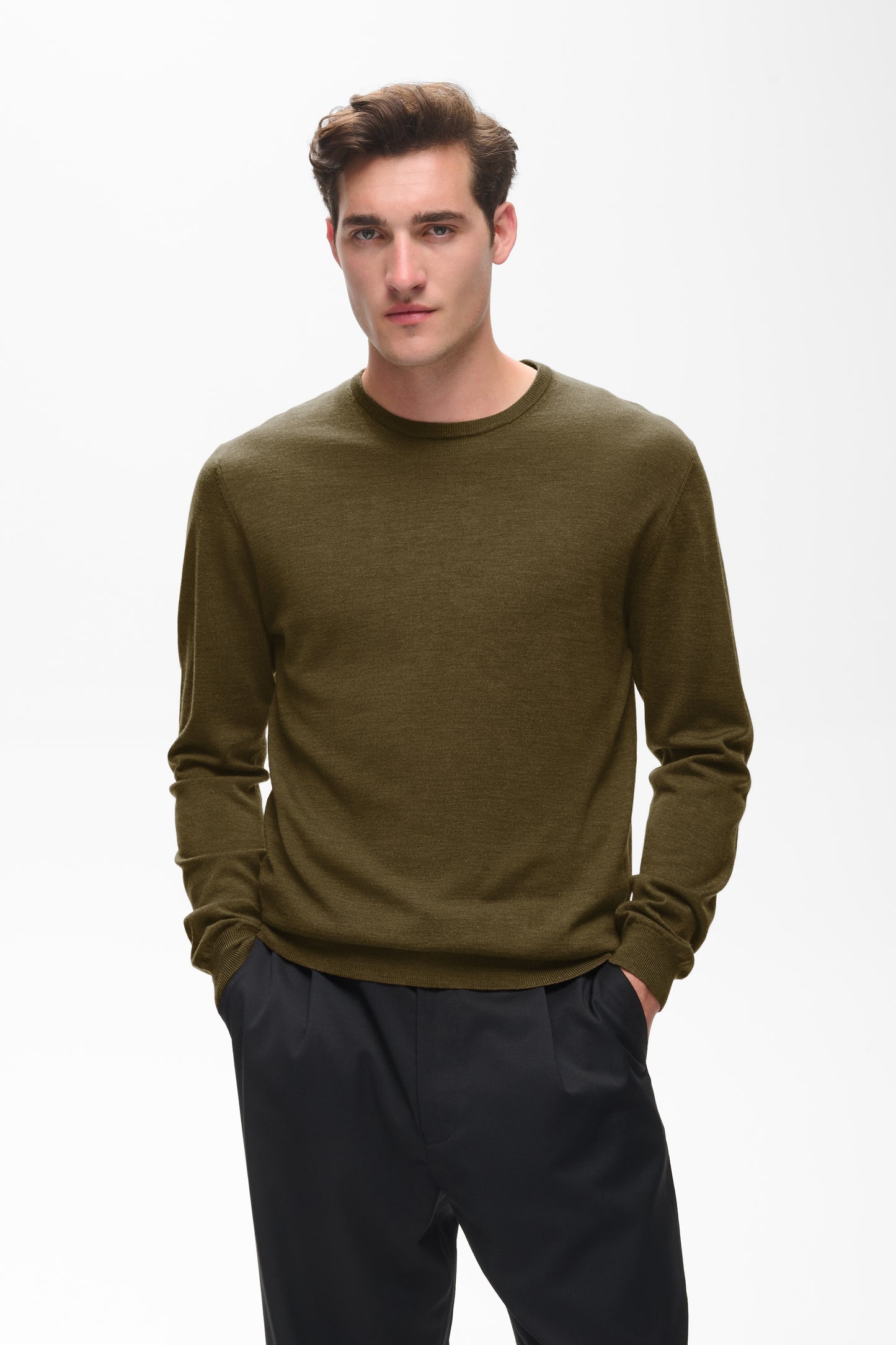 MARGRATE MERINO CREW NECK SWEATER