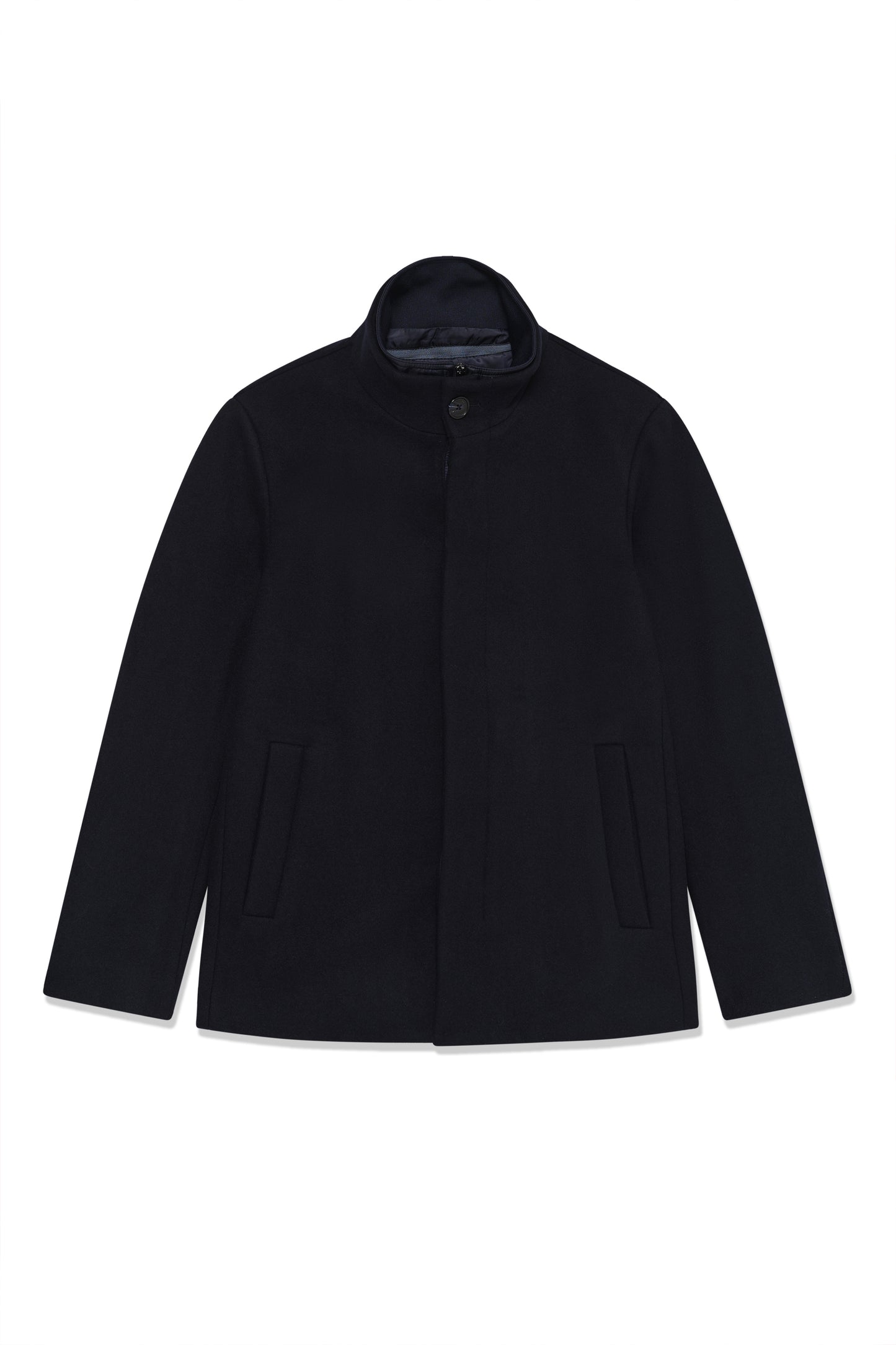 HARVEY SHORT WOOL COAT