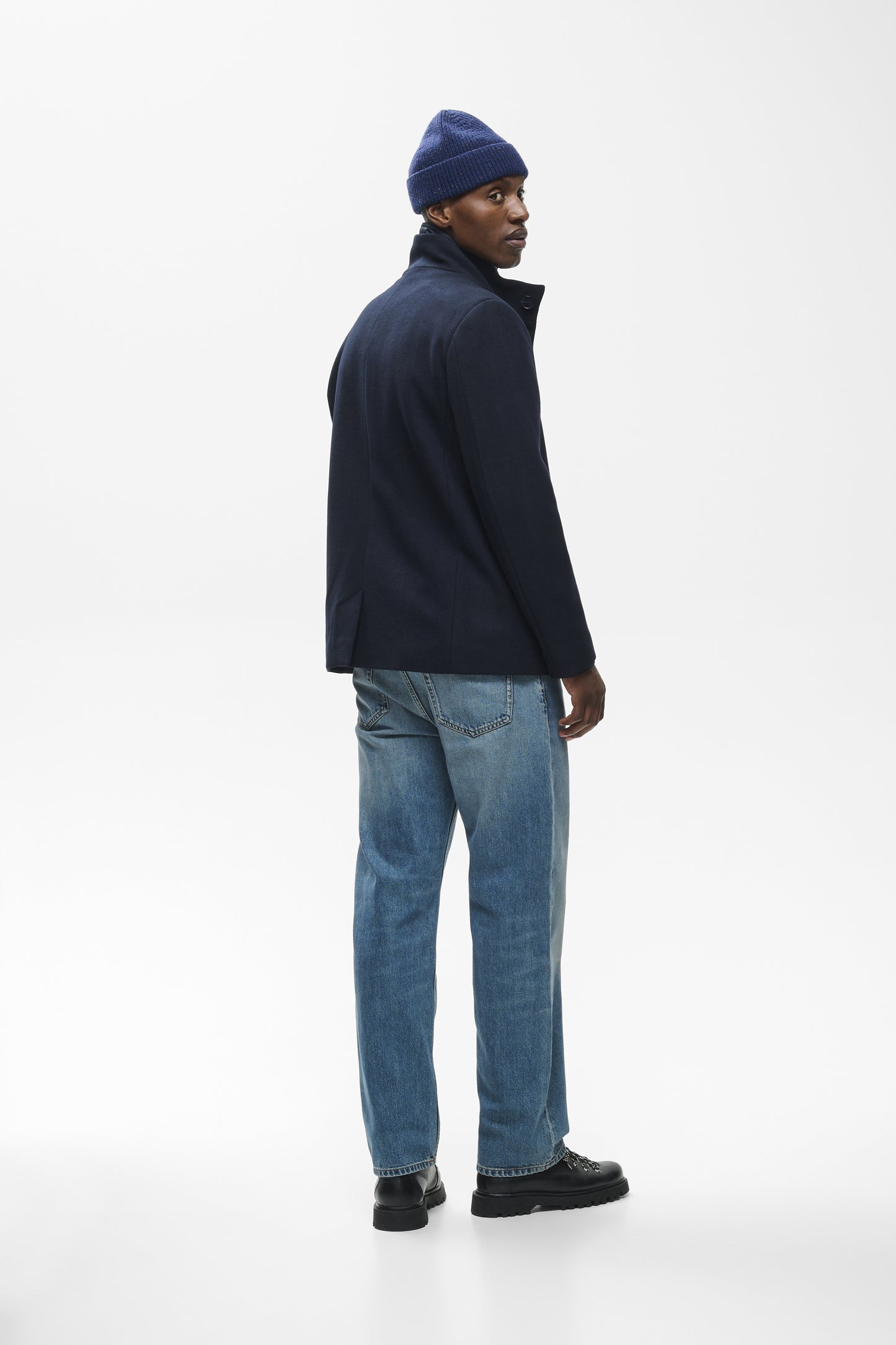 HARVEY SHORT WOOL COAT