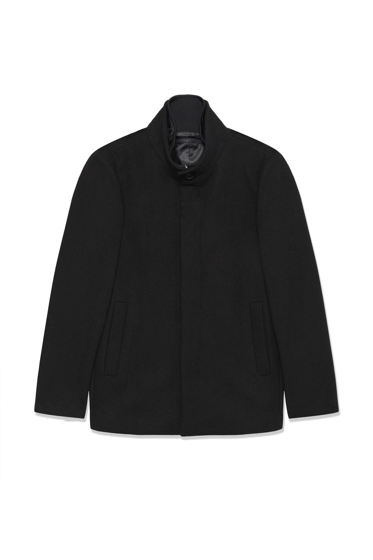 HARVEY SHORT WOOL COAT