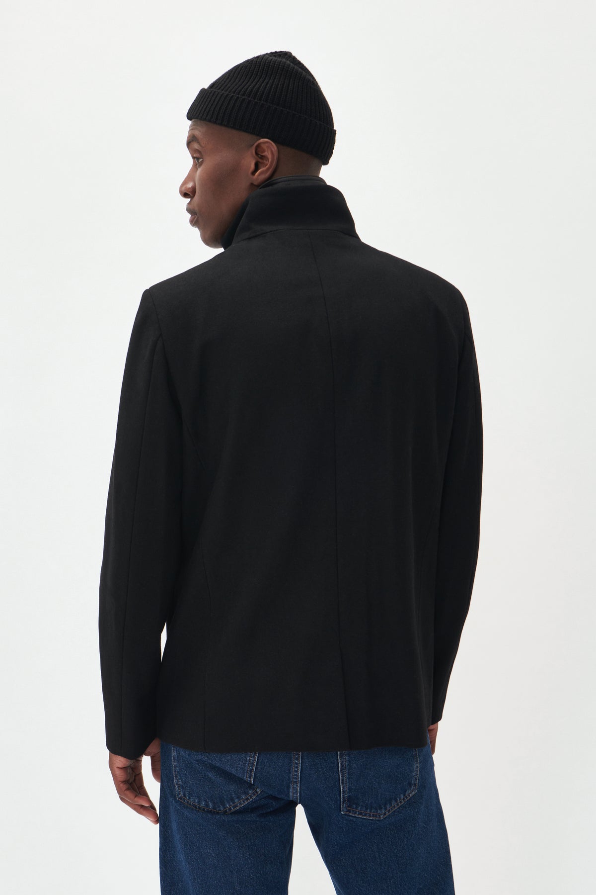 HARVEY SHORT WOOL COAT