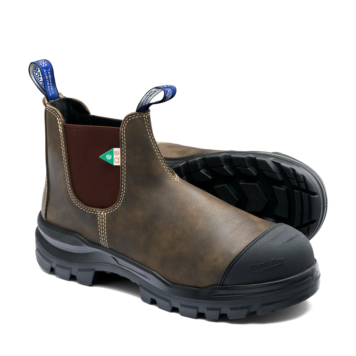 BLUNDSTONE WORK & SAFETY THERMAL ROTOFLEX RUSTIC BROWN