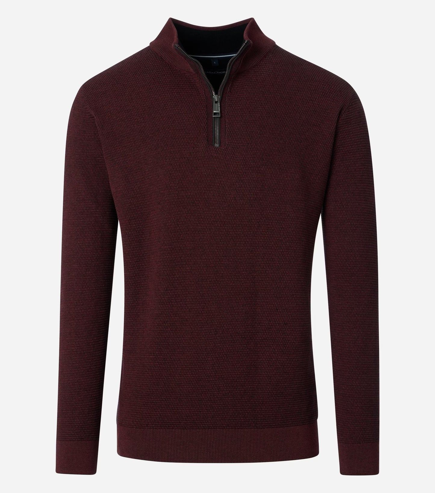 TEXTURED KNIT 1/4 ZIP - JB Evans Fashions & Footwear