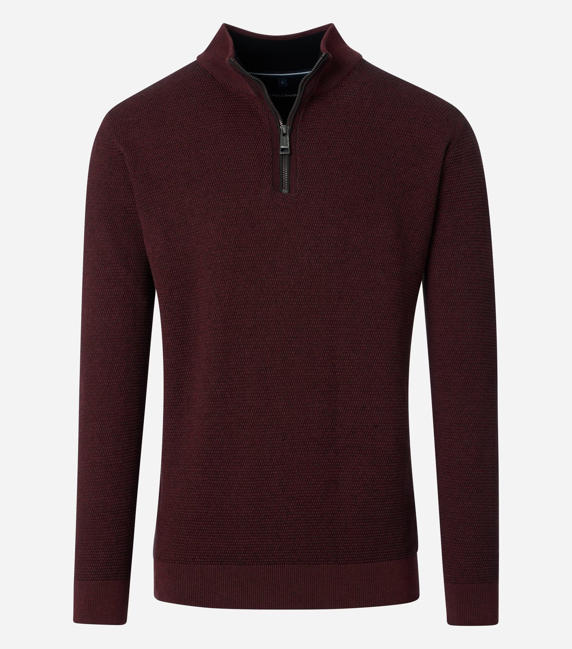 TEXTURED KNIT 1/4 ZIP - JB Evans Fashions & Footwear