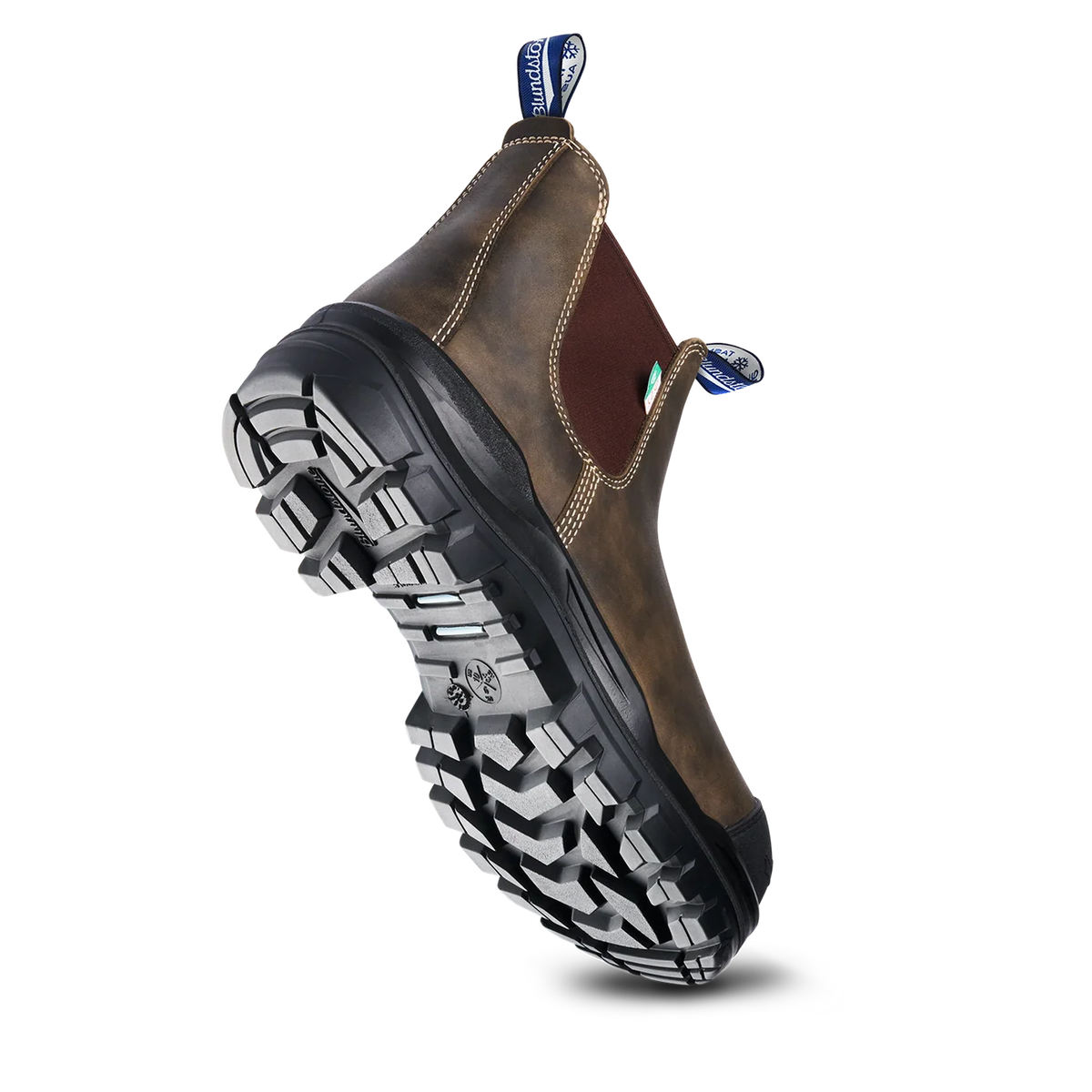 BLUNDSTONE WORK & SAFETY THERMAL ROTOFLEX RUSTIC BROWN