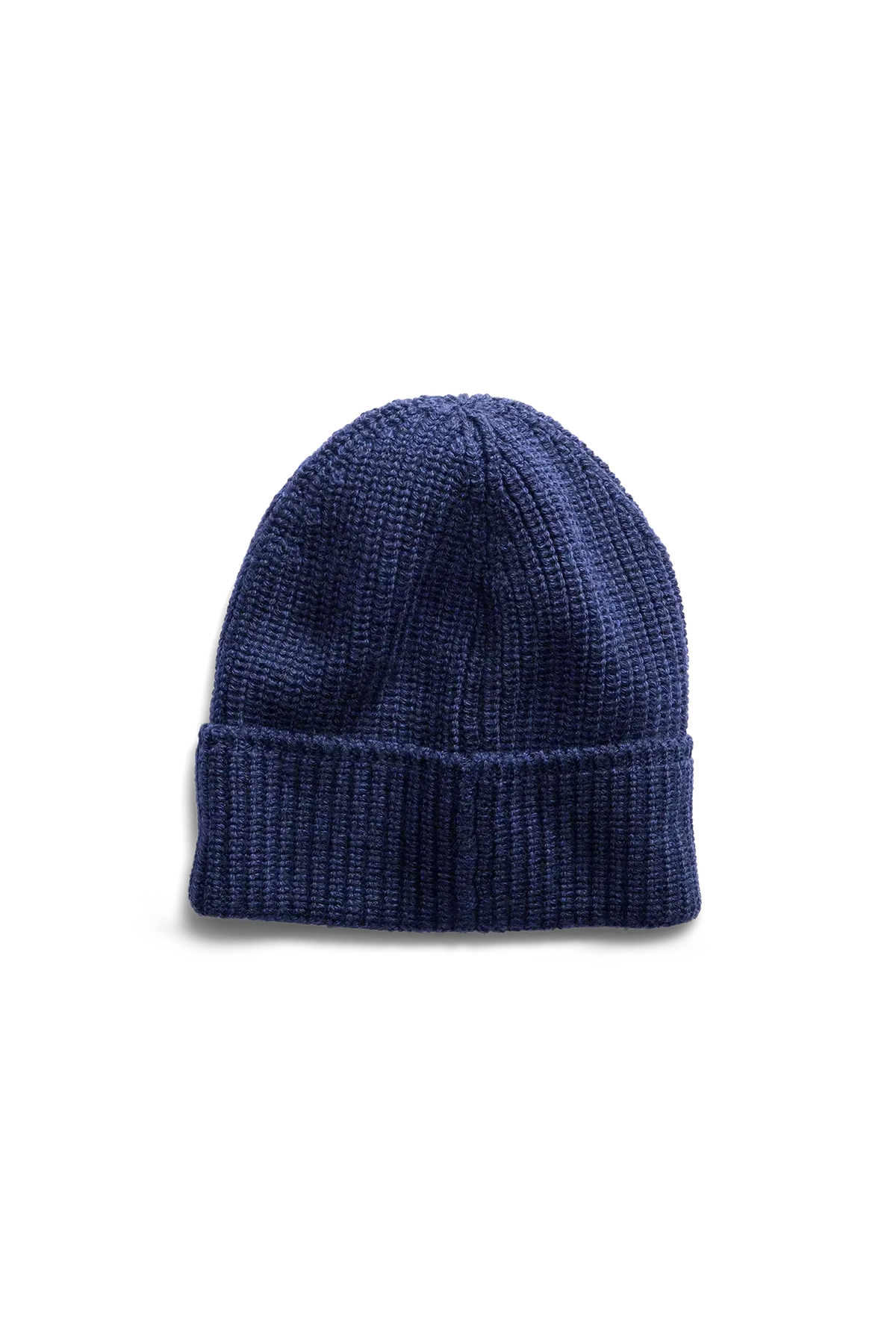 RIB TOQUE NAVY HEATHER