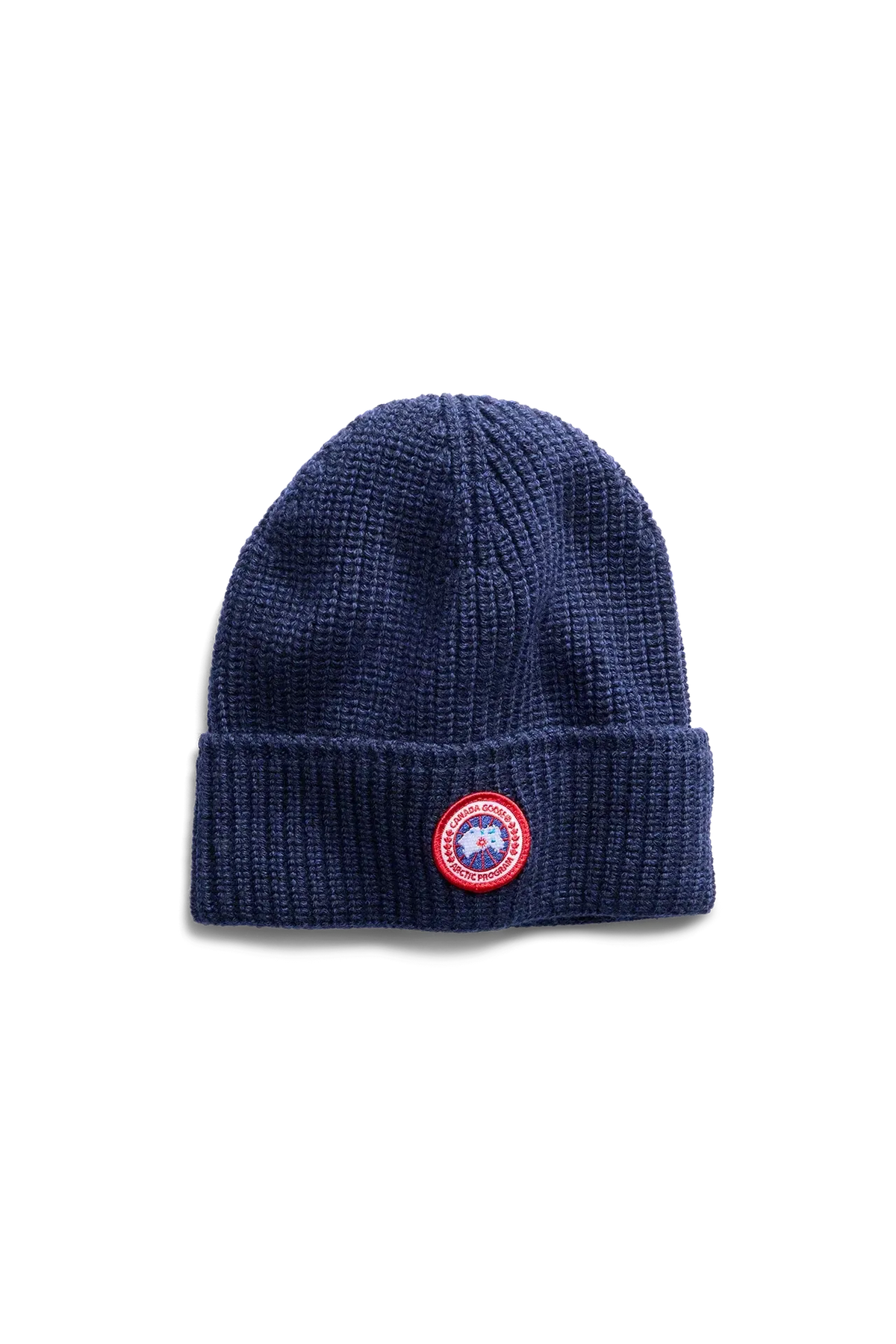 RIB TOQUE NAVY HEATHER