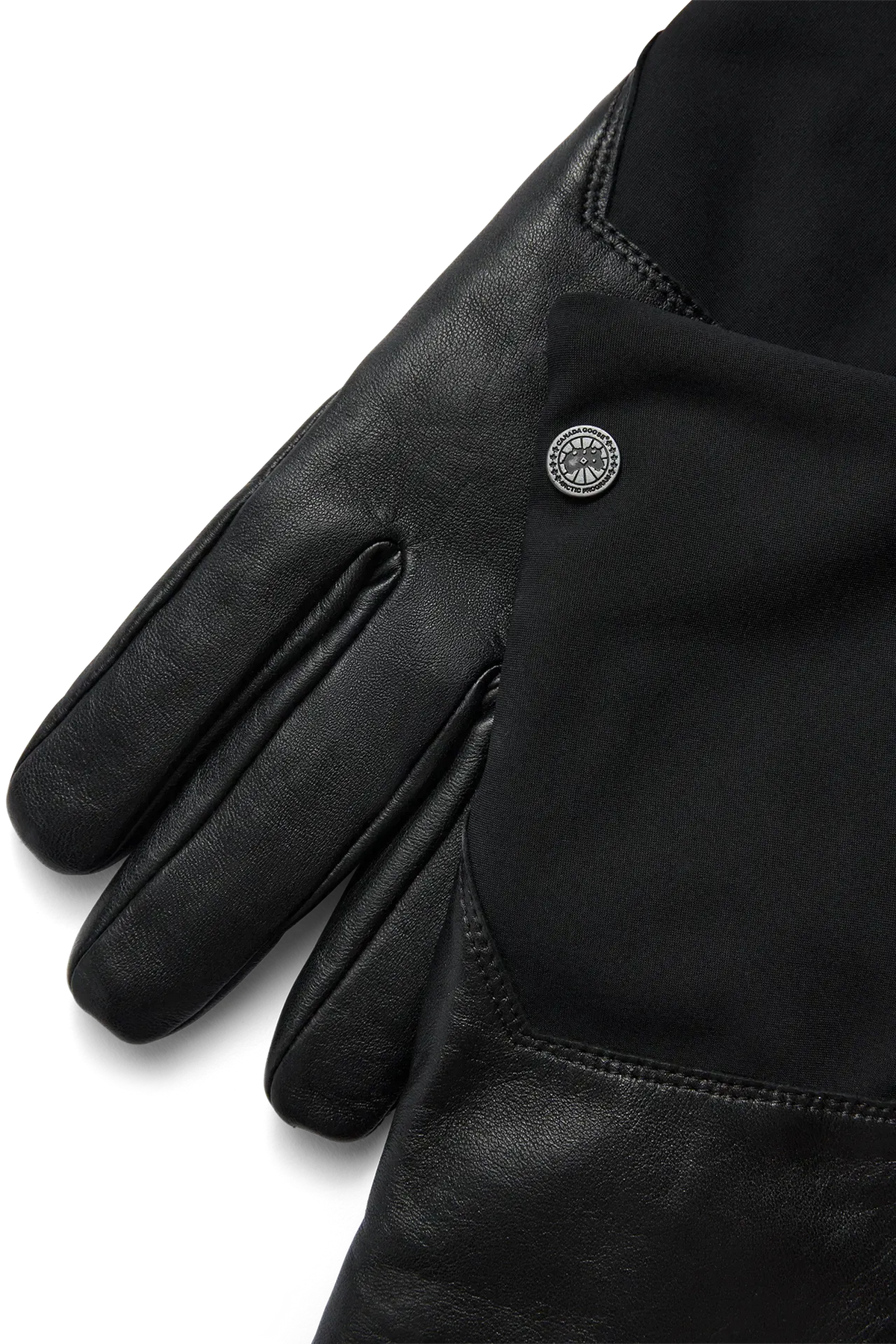 MIXED MEDIA GLOVE - BLACK