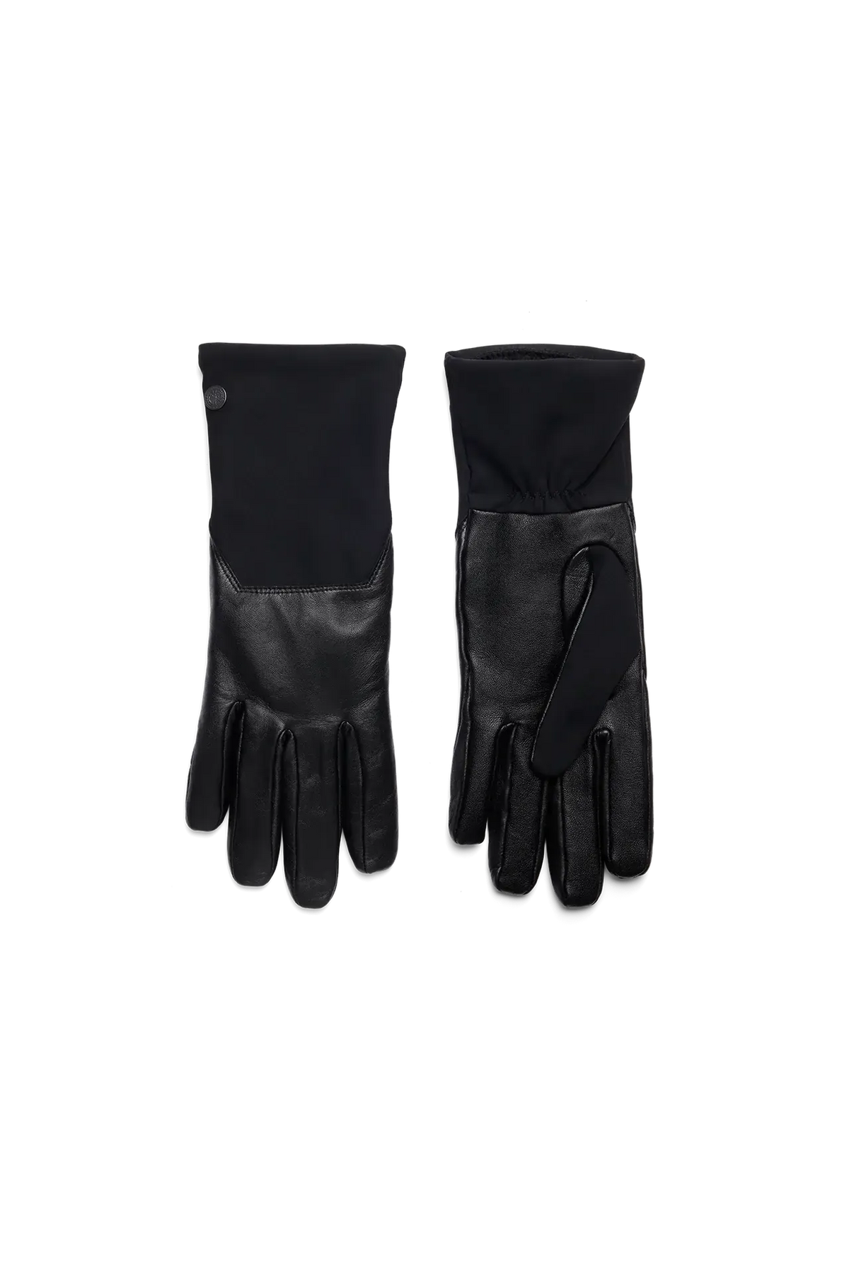 MIXED MEDIA GLOVE - BLACK
