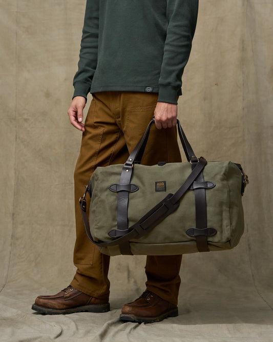 MEDIUM DUFFLE OTTER GREEN