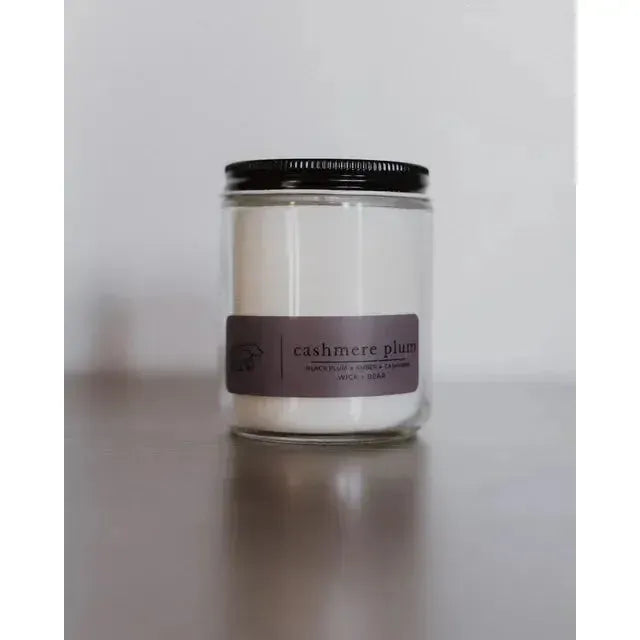 9 OZ CANDLE CASHMERE PLUM-HOME-WICK + BEAR-JB Evans Fashions & Footwear