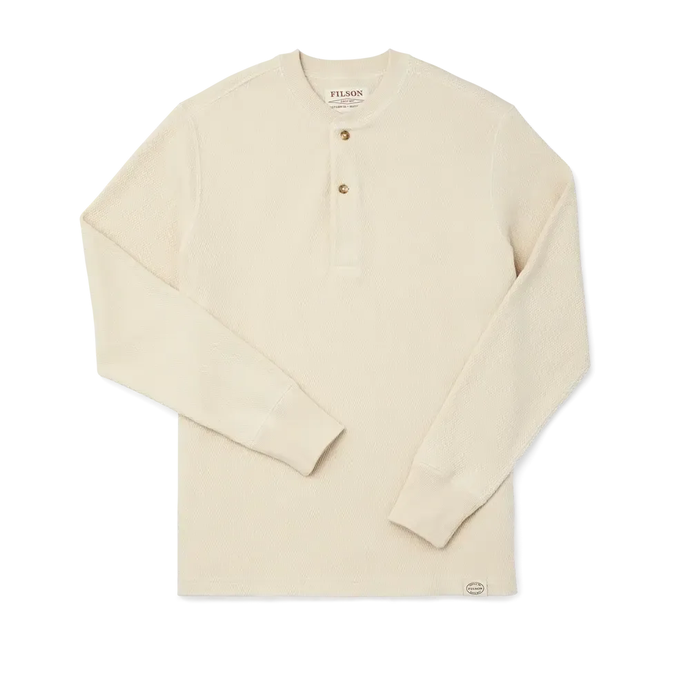 WAFFLE KNIT HENLEY - JB Evans Fashions & Footwear
