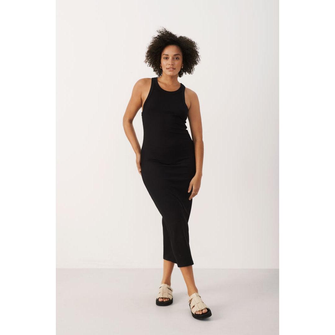 ADALINE RIBBED MAXI DRESS-LADIES DRESSES & JUMPERS-PART TWO-JB Evans Fashions & Footwear