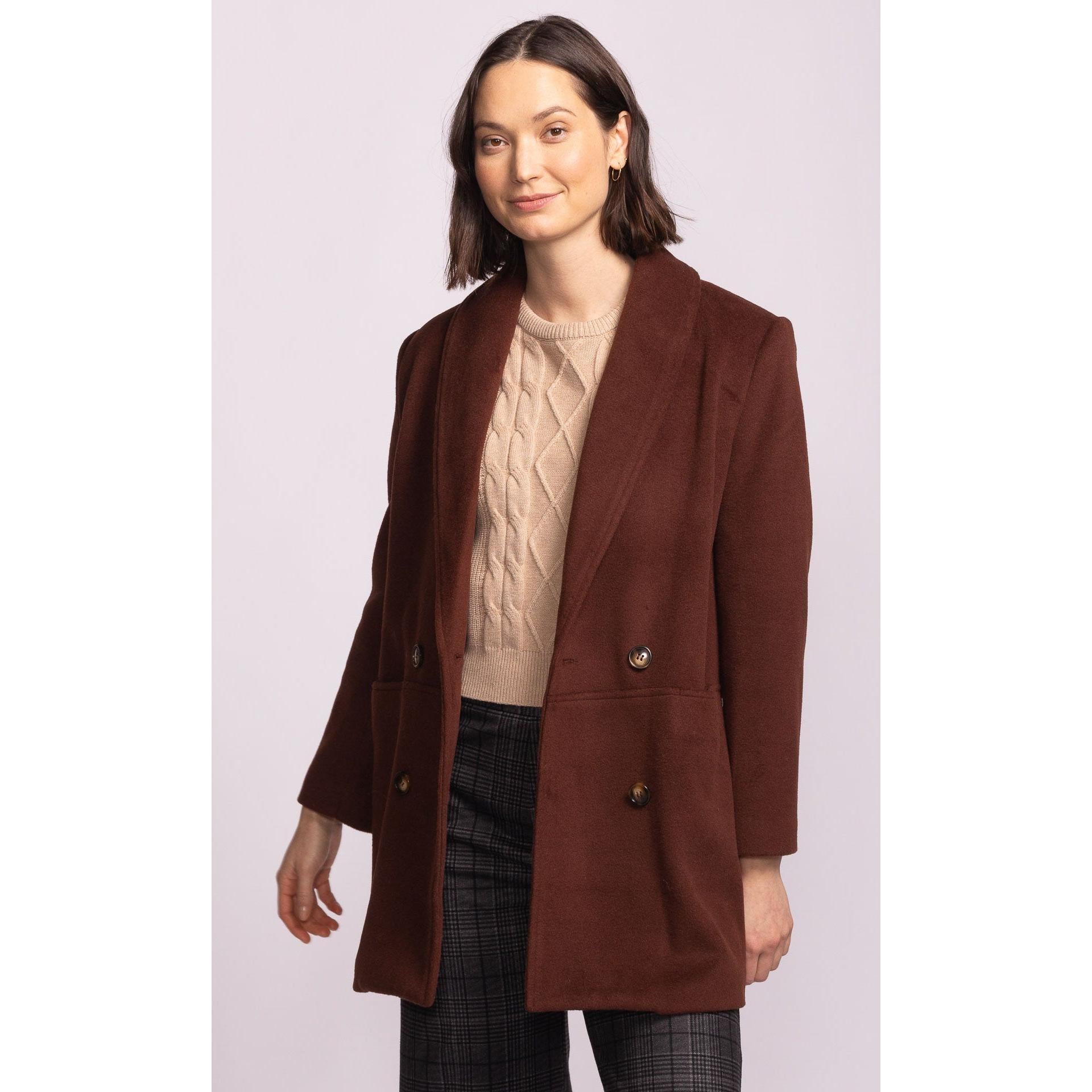 ADELAIDE COAT-LADIES LIGHTWEIGHT COATS & JACKETS-PINK MARTINI-JB Evans Fashions & Footwear