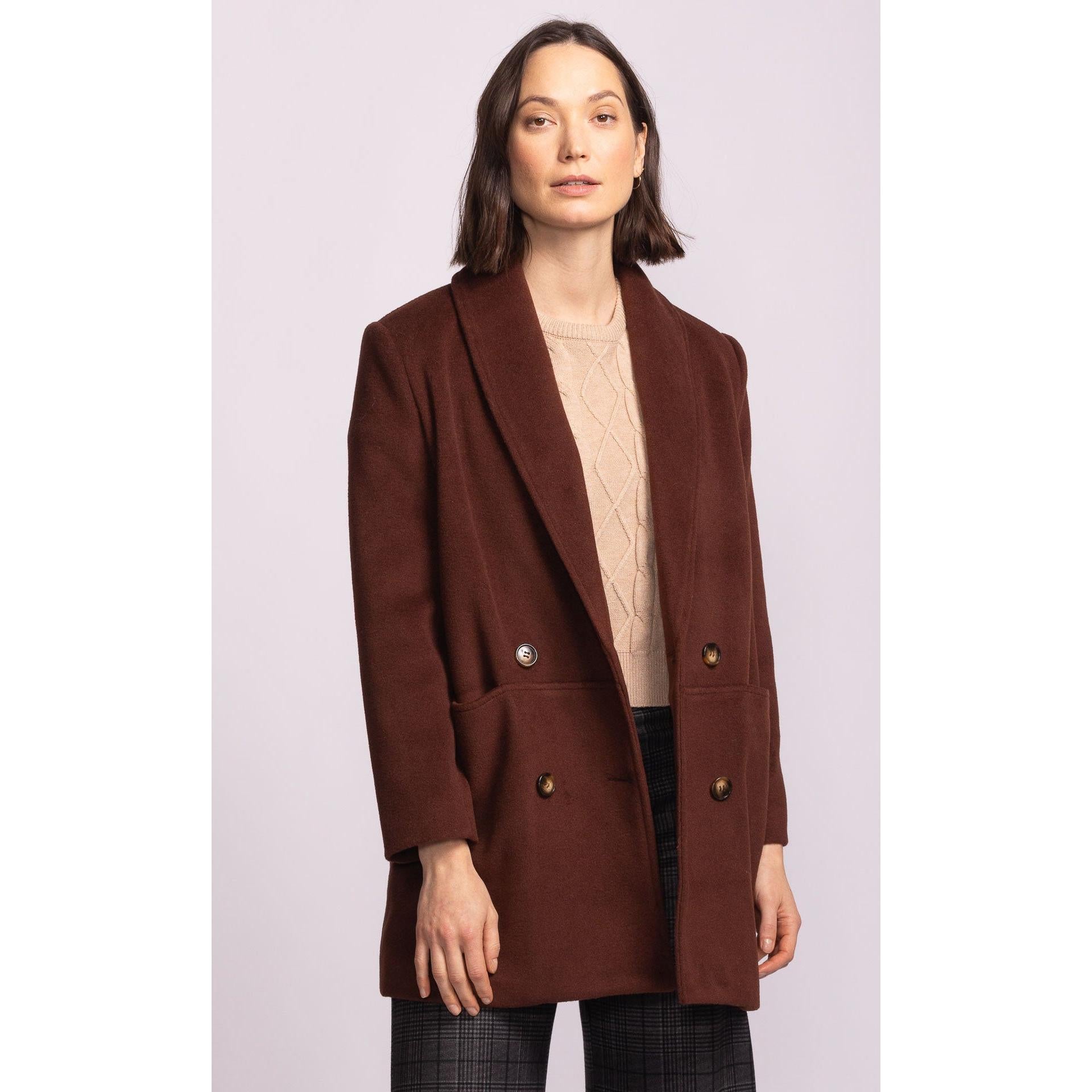 ADELAIDE COAT-LADIES LIGHTWEIGHT COATS & JACKETS-PINK MARTINI-JB Evans Fashions & Footwear