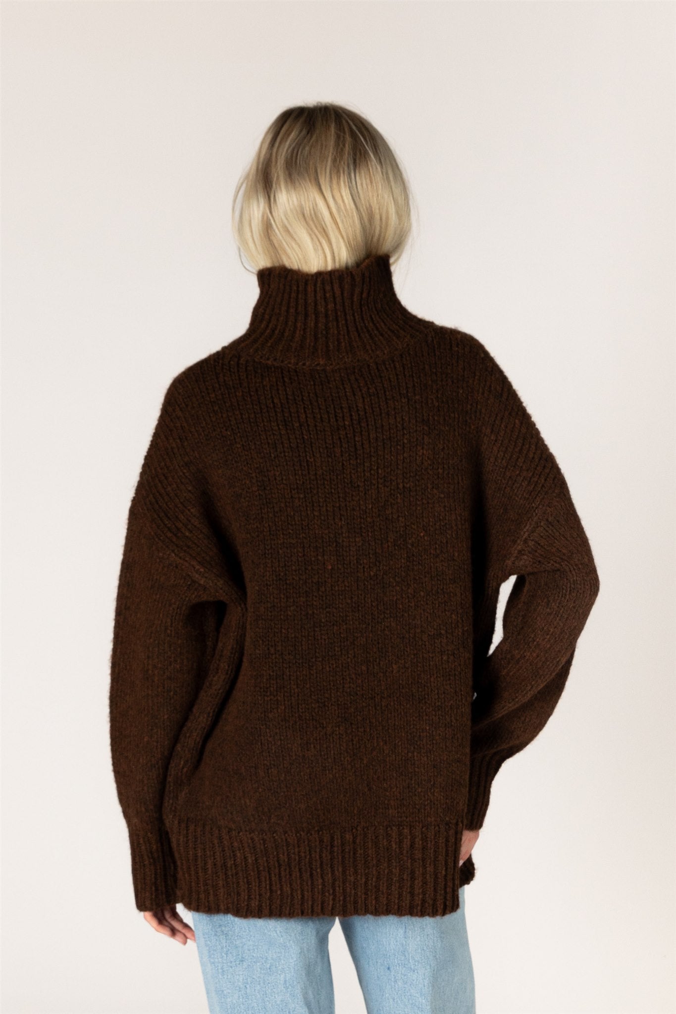 AGGIE MOCK SWEATER