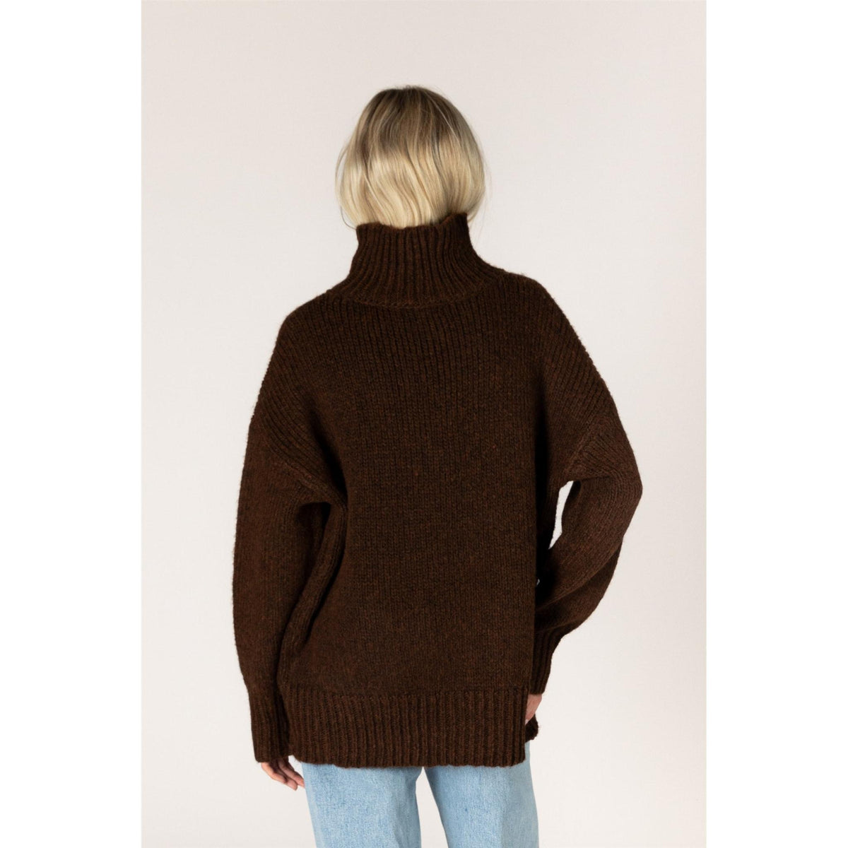 AGGIE MOCK SWEATER-LADIES SWEATERS & KNITS-LYLA & LUXE-JB Evans Fashions & Footwear