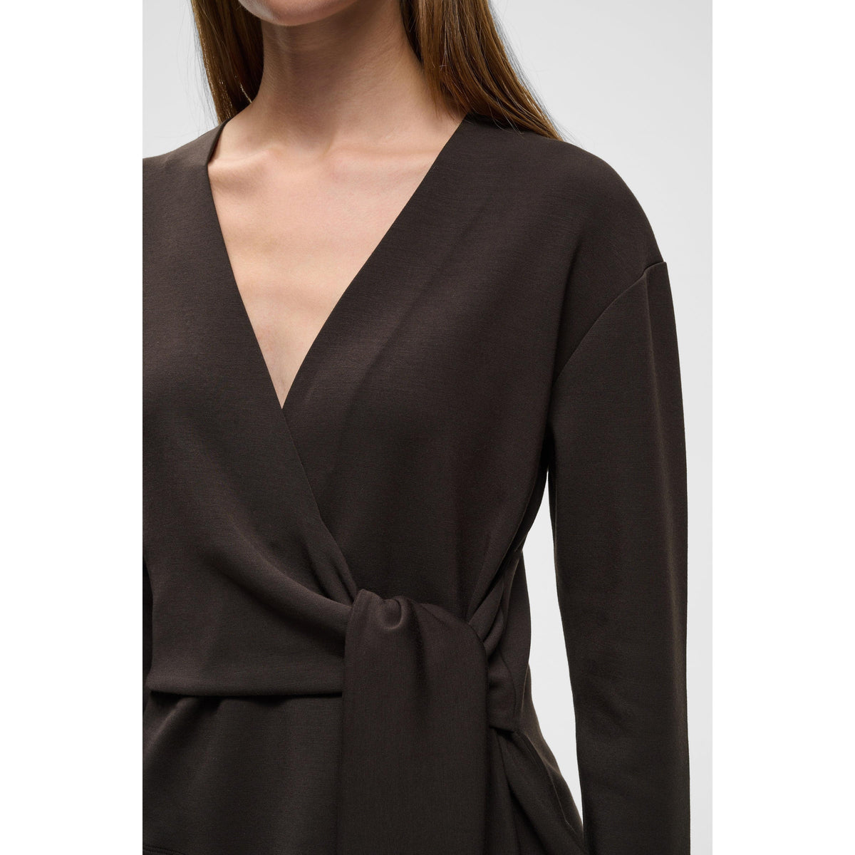 AGGIE VINCENT KNOT BLOUSE-LADIES TOPS-INWEAR-JB Evans Fashions & Footwear