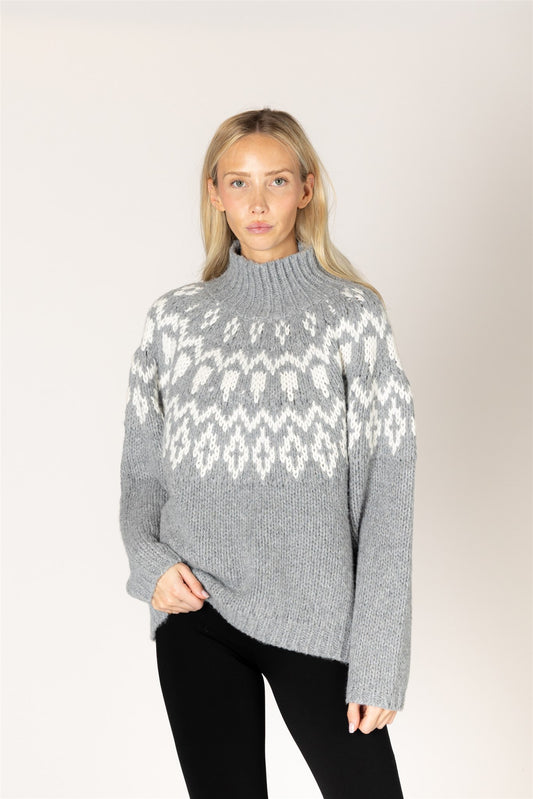 AGGIE MOCK SWEATER