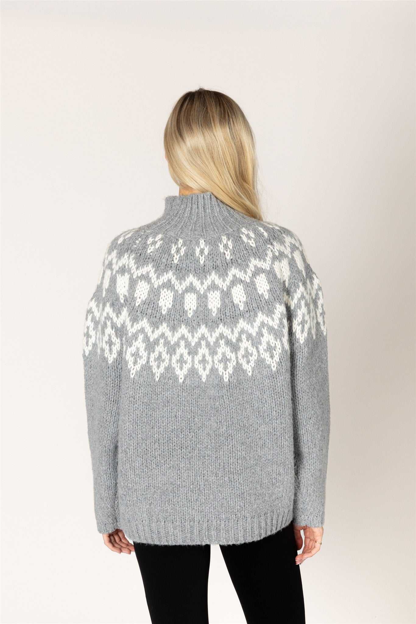 AGGIE MOCK SWEATER