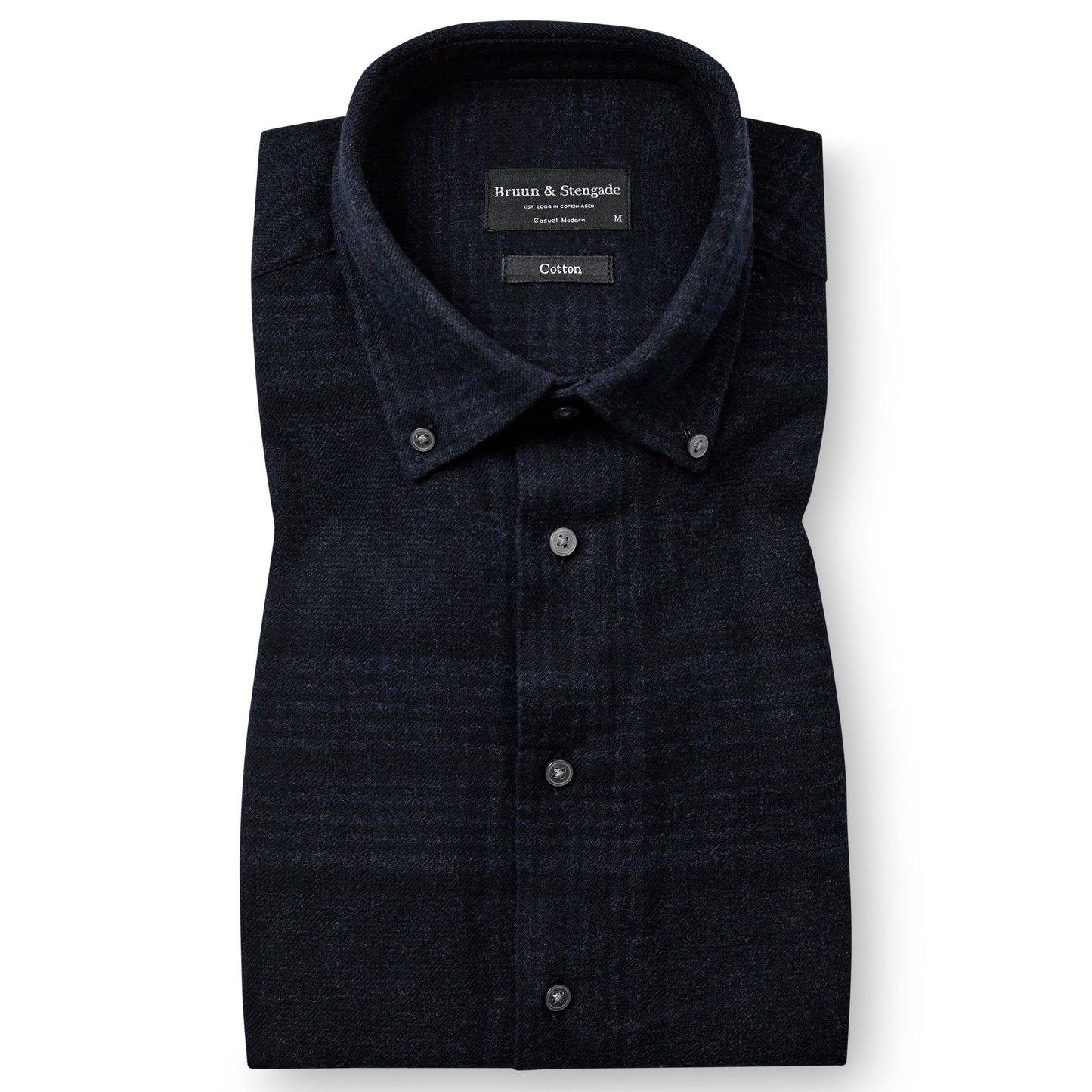 AKHLAQ CHECKED CASUAL MODERN-MENS SHIRTS-BRUUN STENGADE-JB Evans Fashions & Footwear