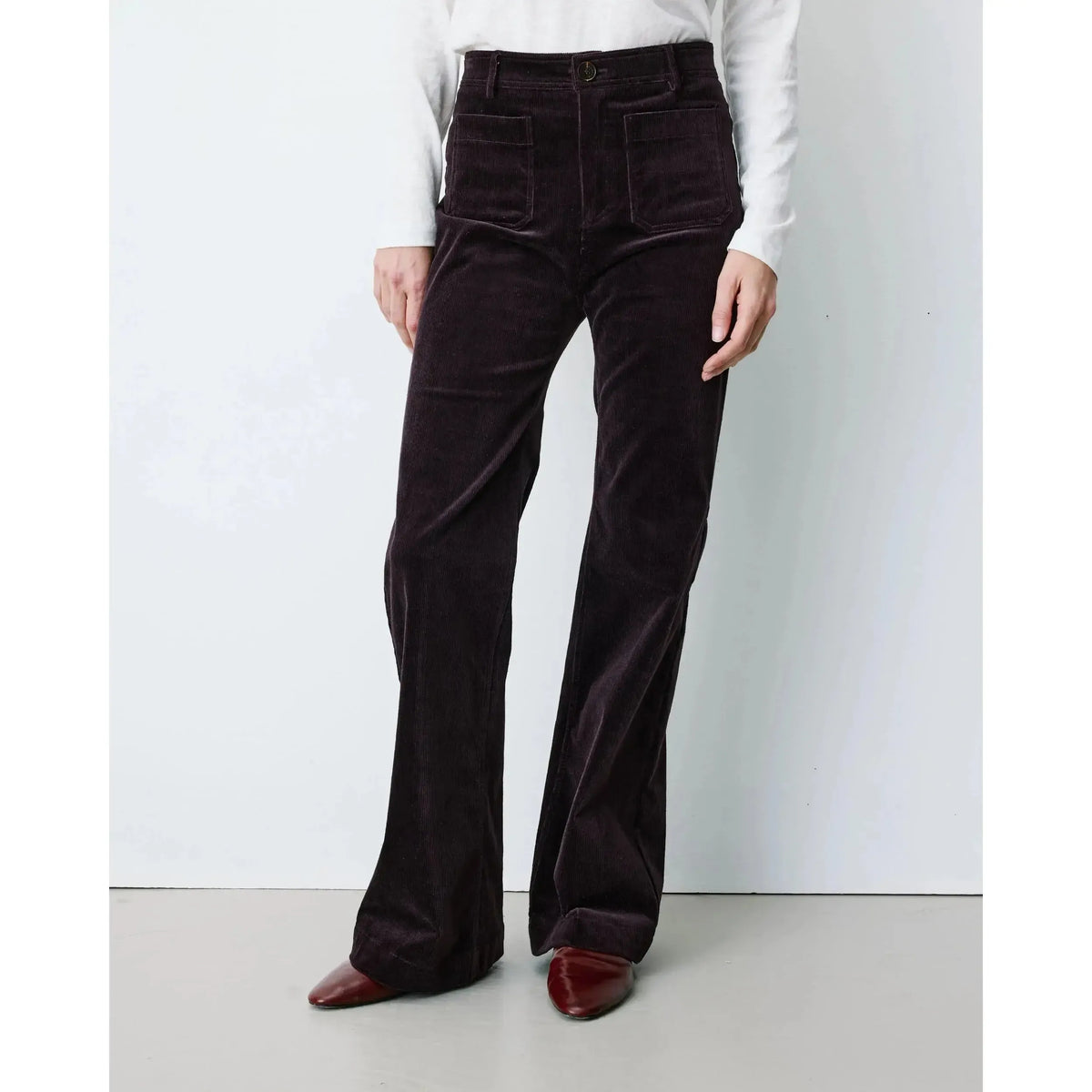 ALBAN CORD PANT-LADIES PANTS-GRACE & MILA-JB Evans Fashions & Footwear