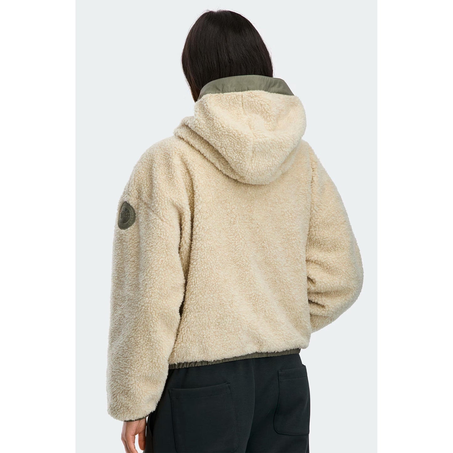 ALBERNI REVERIBLE FLEECE BOMBER-LADIES LIGHTWEIGHT COATS & JACKETS-CANADA GOOSE-JB Evans Fashions & Footwear