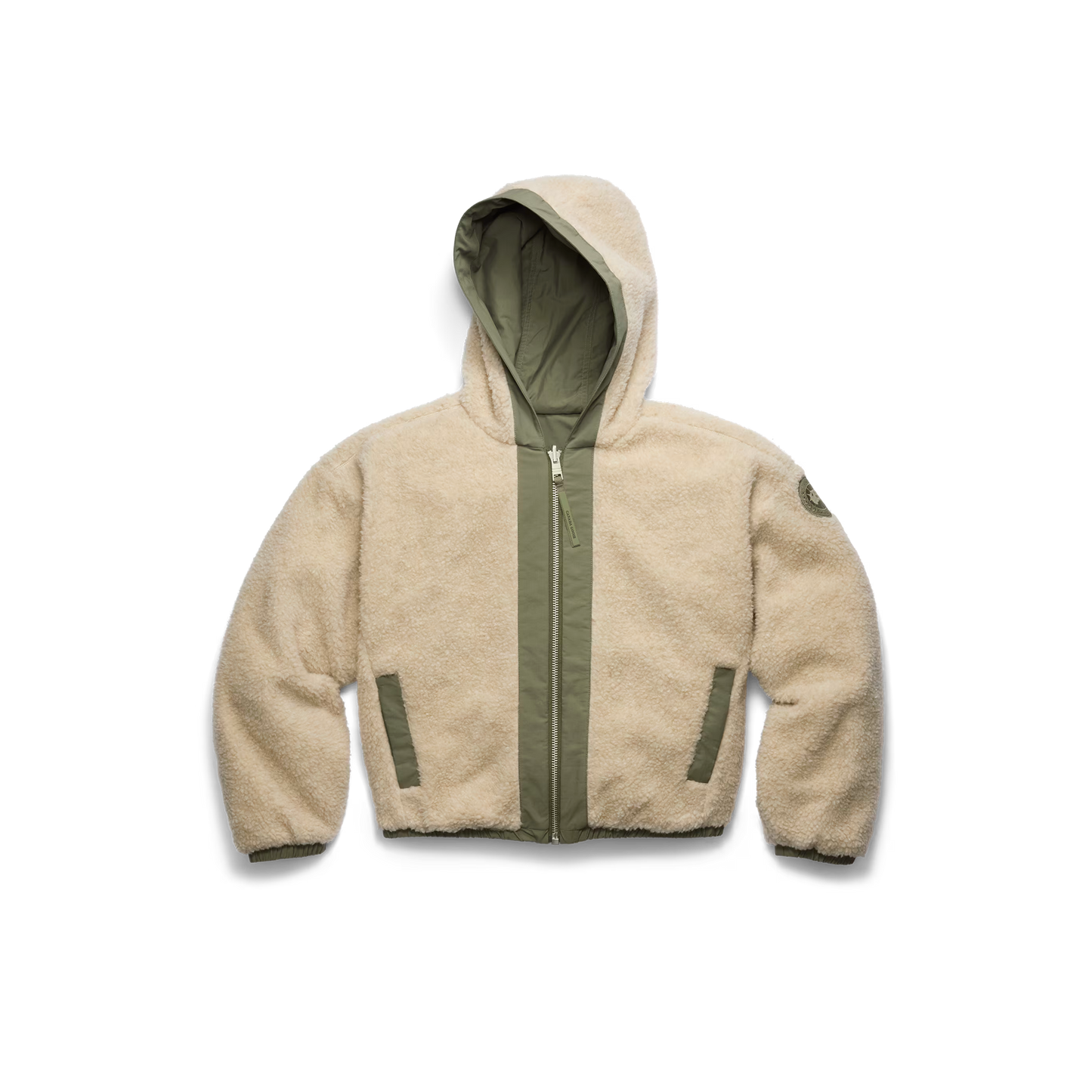 ALBERNI REVERIBLE FLEECE BOMBER-LADIES LIGHTWEIGHT COATS & JACKETS-CANADA GOOSE-JB Evans Fashions & Footwear