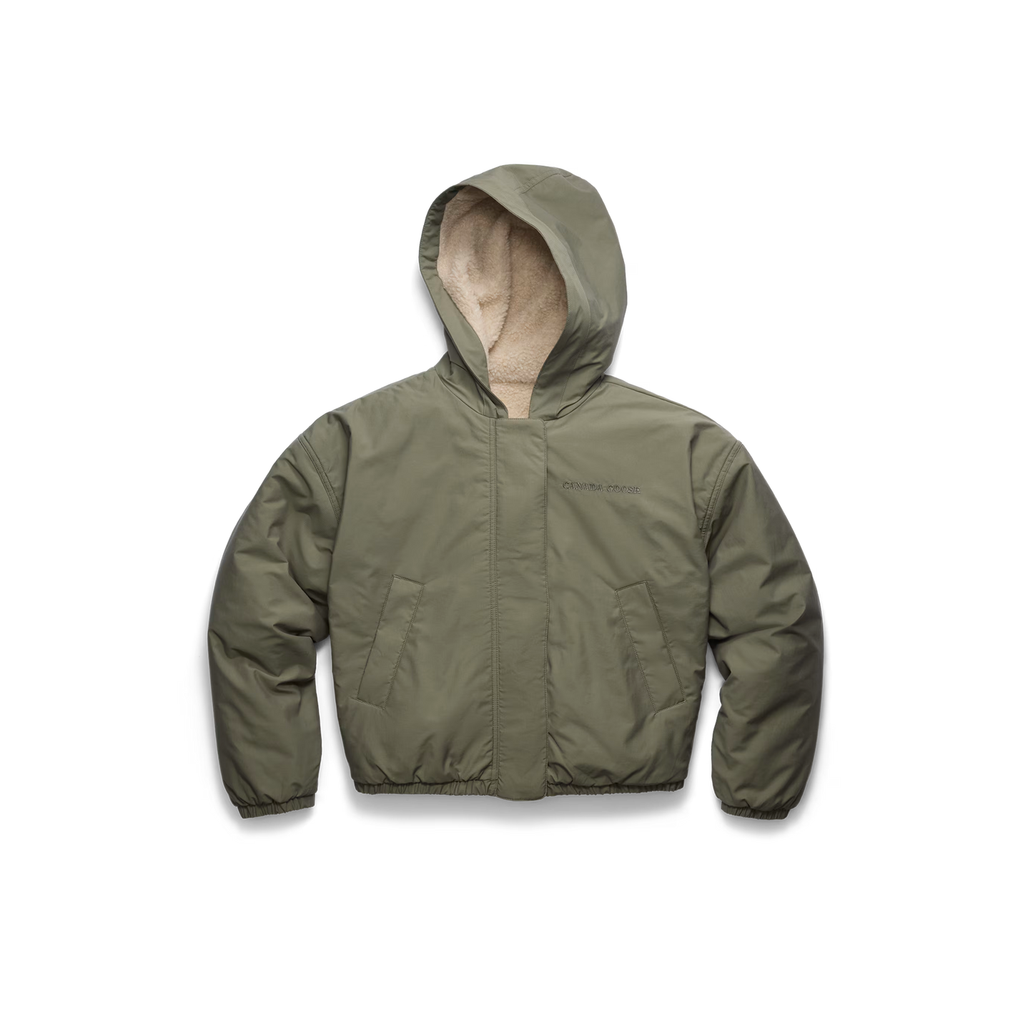ALBERNI REVERIBLE FLEECE BOMBER-LADIES LIGHTWEIGHT COATS & JACKETS-CANADA GOOSE-JB Evans Fashions & Footwear