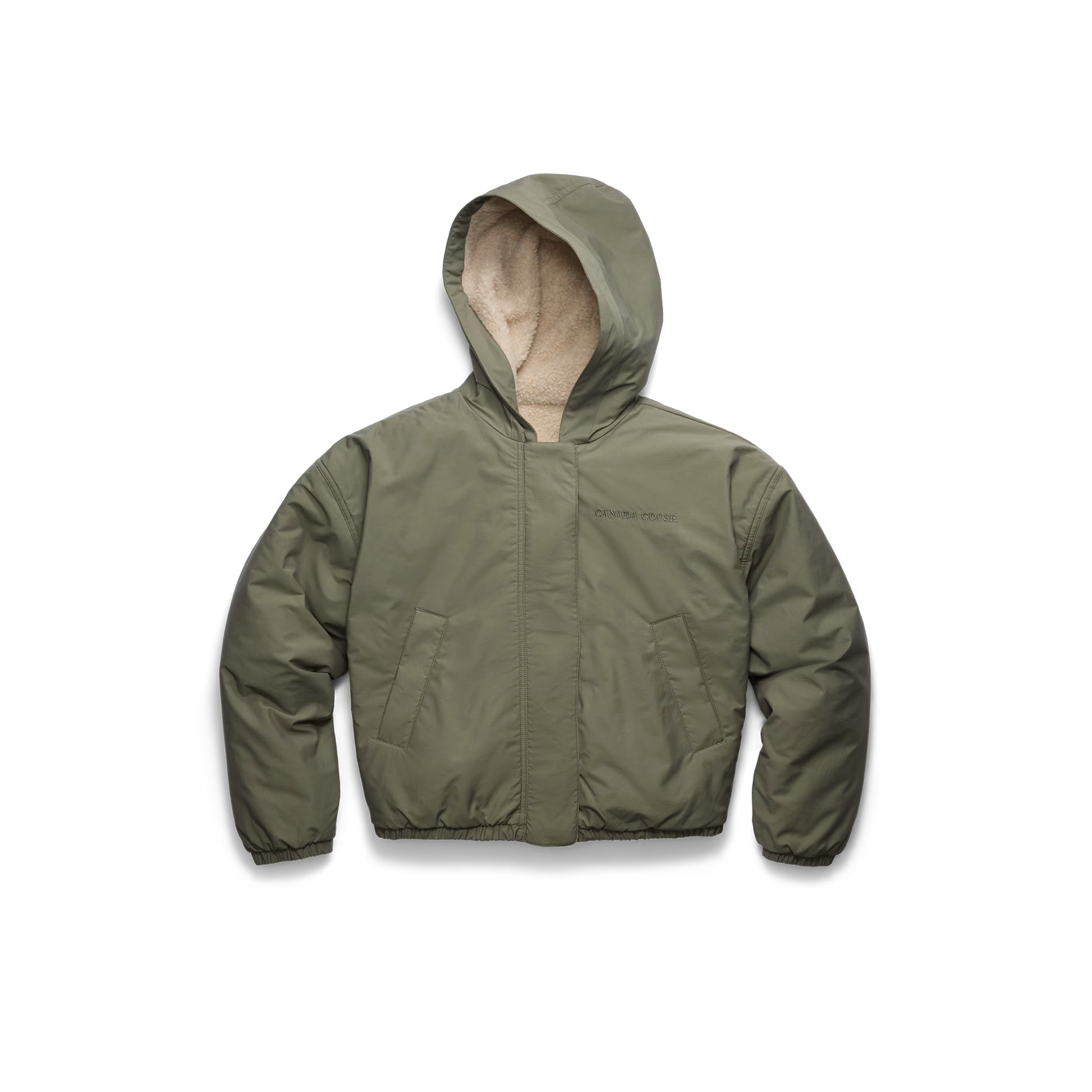 ALBERNI REVERIBLE FLEECE BOMBER-LADIES LIGHTWEIGHT COATS & JACKETS-CANADA GOOSE-JB Evans Fashions & Footwear