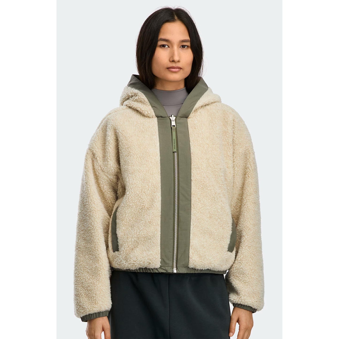 ALBERNI REVERIBLE FLEECE BOMBER-LADIES LIGHTWEIGHT COATS & JACKETS-CANADA GOOSE-JB Evans Fashions & Footwear