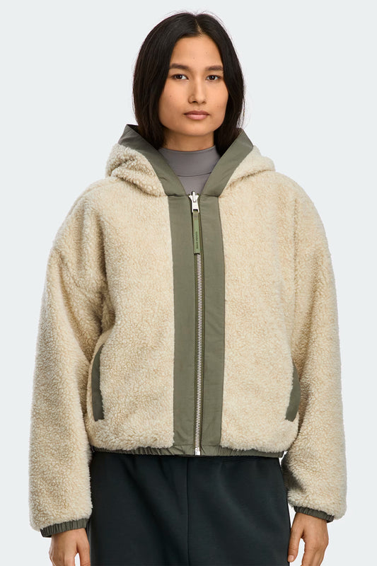 ALBERNI REVERIBLE FLEECE BOMBER-LADIES LIGHTWEIGHT COATS & JACKETS-CANADA GOOSE-JB Evans Fashions & Footwear