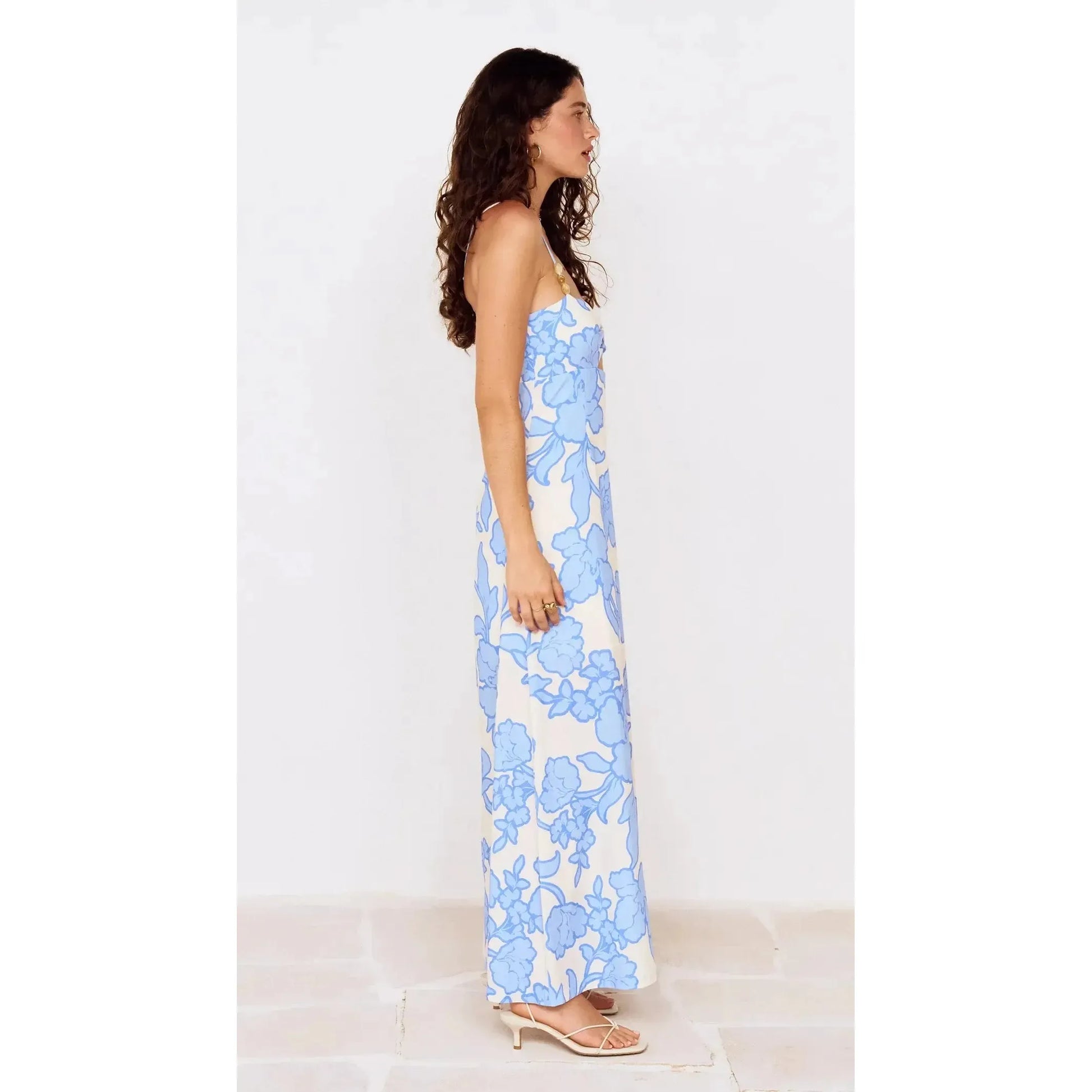 ALESSIA TWIST FRONT MIDI DRESS-LADIES DRESSES & JUMPERS-MINK PINK-JB Evans Fashions & Footwear