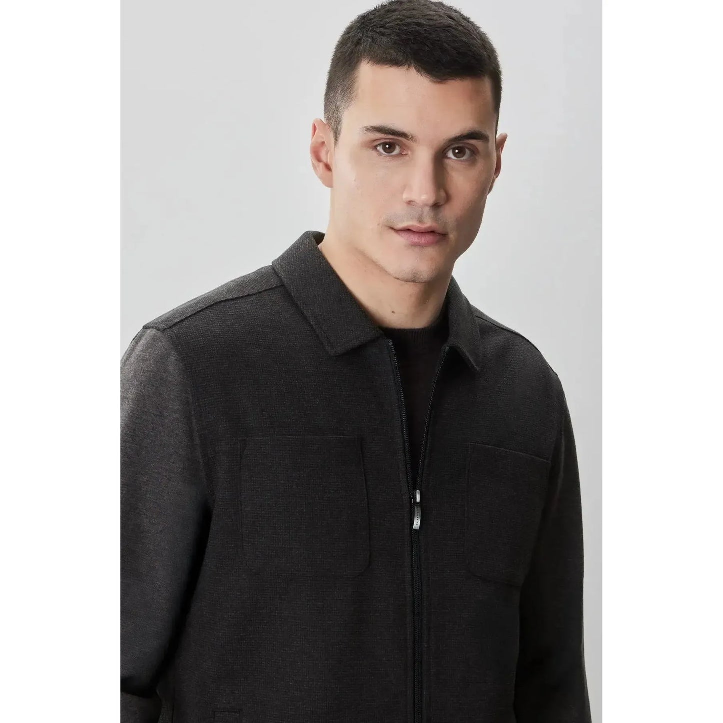 ALEXIS SHIRT JACKET-MENS LIGHTWEIGHT COATS & JACKETS-ROBERT BARAKETT-JB Evans Fashions & Footwear