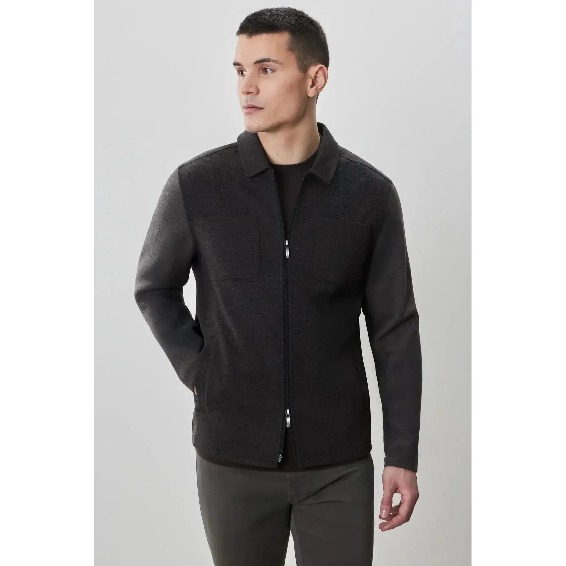 ALEXIS SHIRT JACKET-MENS LIGHTWEIGHT COATS & JACKETS-ROBERT BARAKETT-JB Evans Fashions & Footwear