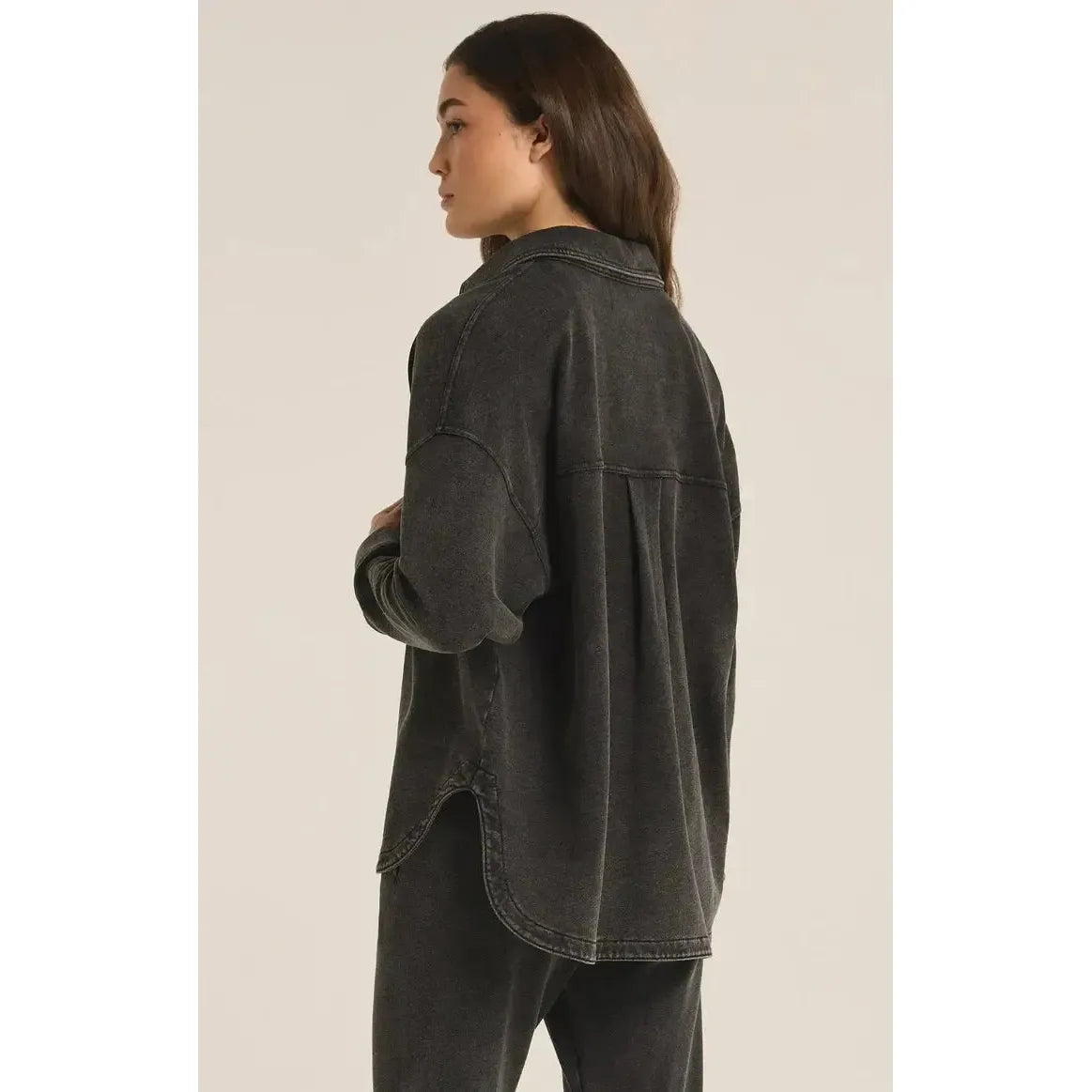 ALL DAY KNIT DENIM JACKET-LADIES LIGHTWEIGHT COATS & JACKETS-Z SUPPLY-JB Evans Fashions & Footwear