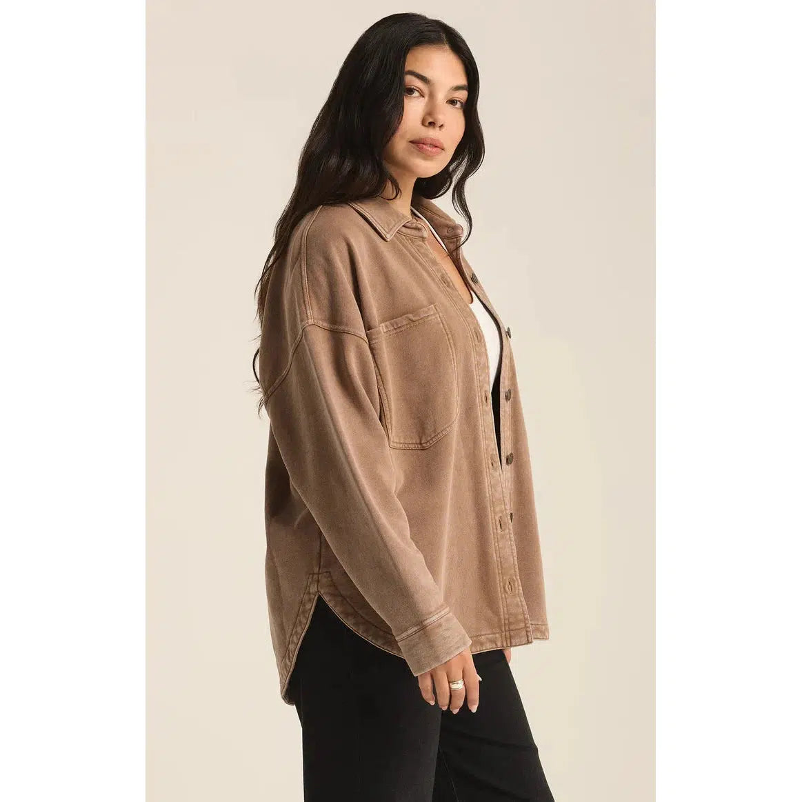 ALL DAY KNIT JACKET-LADIES LIGHTWEIGHT COATS & JACKETS-Z SUPPLY-JB Evans Fashions & Footwear