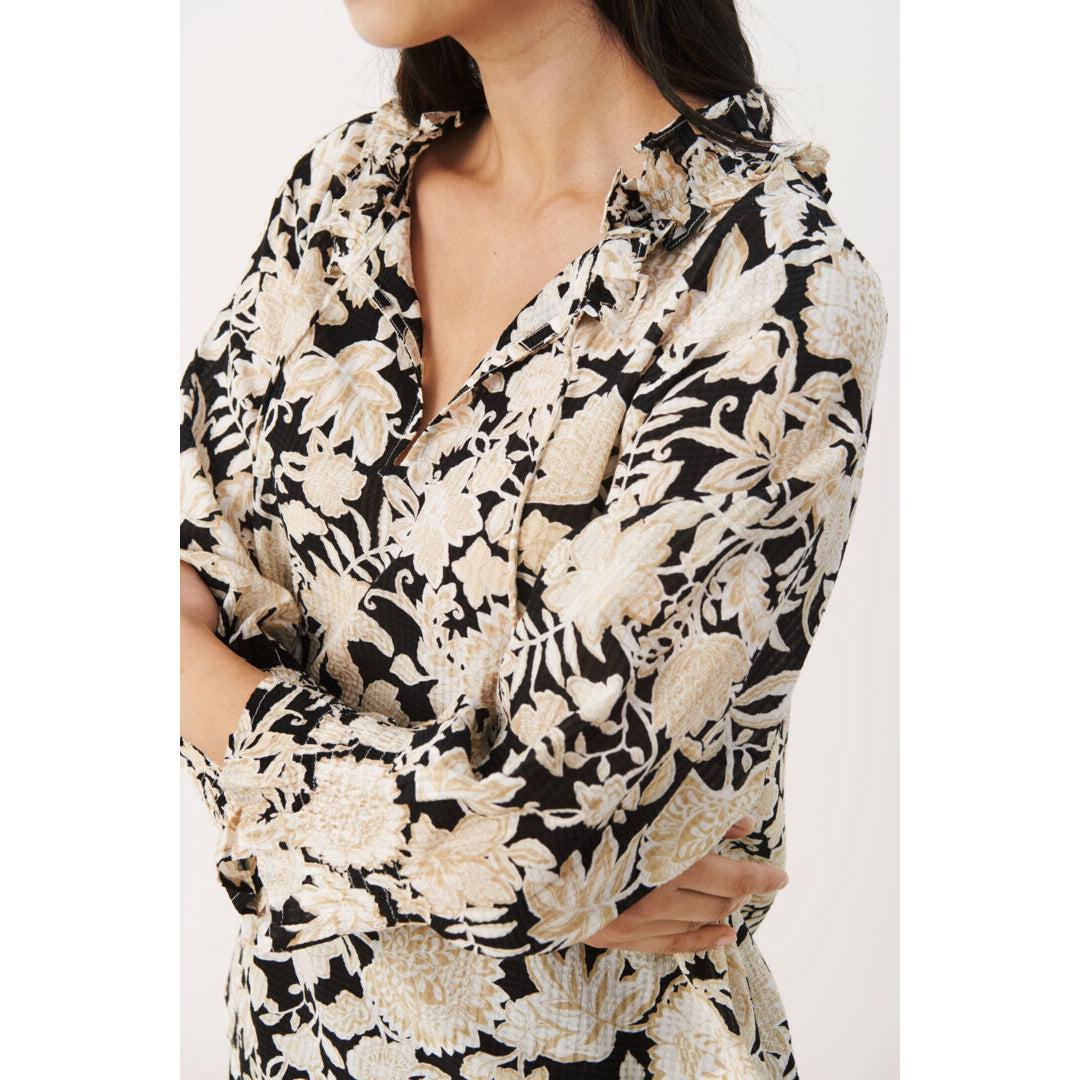 AMBER FLORAL BLOUSE-LADIES TOPS-PART TWO-JB Evans Fashions & Footwear