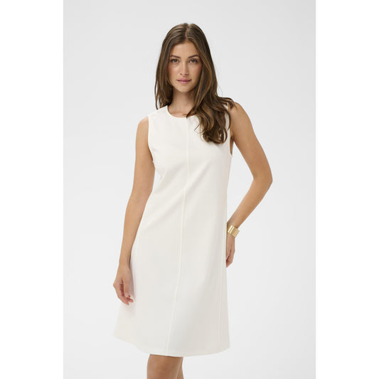 ANETT DRESS-LADIES DRESSES & JUMPERS-CREAM-JB Evans Fashions & Footwear