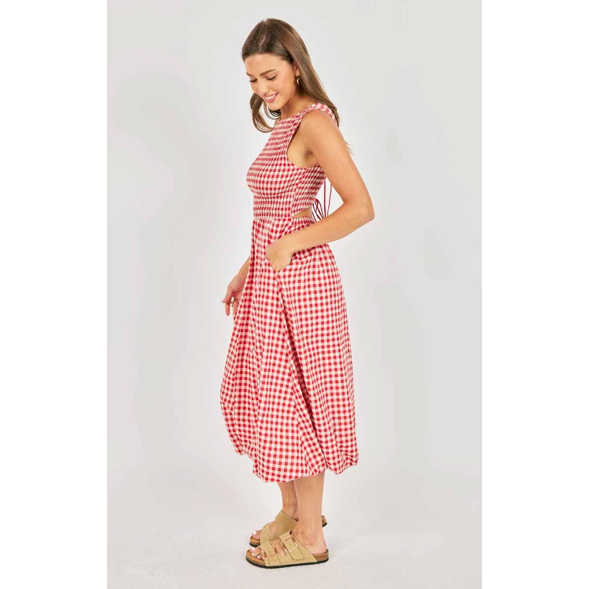 APPLE BUTTER MIDI DRESS-LADIES DRESSES & JUMPERS-SADIE & SAGE-JB Evans Fashions & Footwear