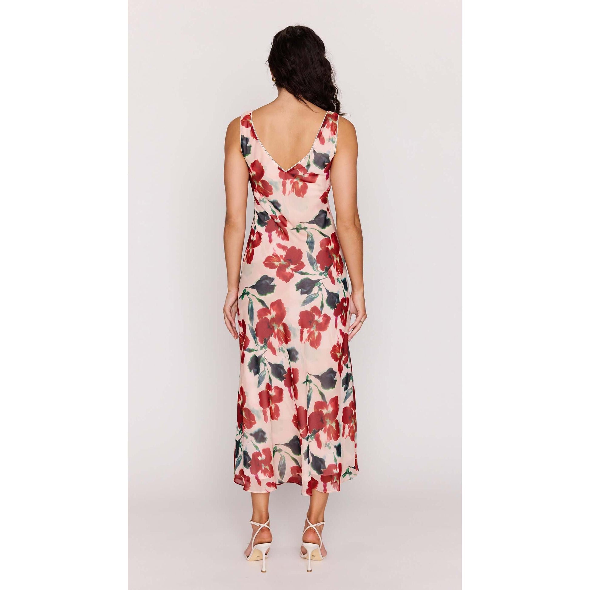 ARABELLA BIAS MIDI DRESS-LADIES DRESSES & JUMPERS-MINK PINK-JB Evans Fashions & Footwear