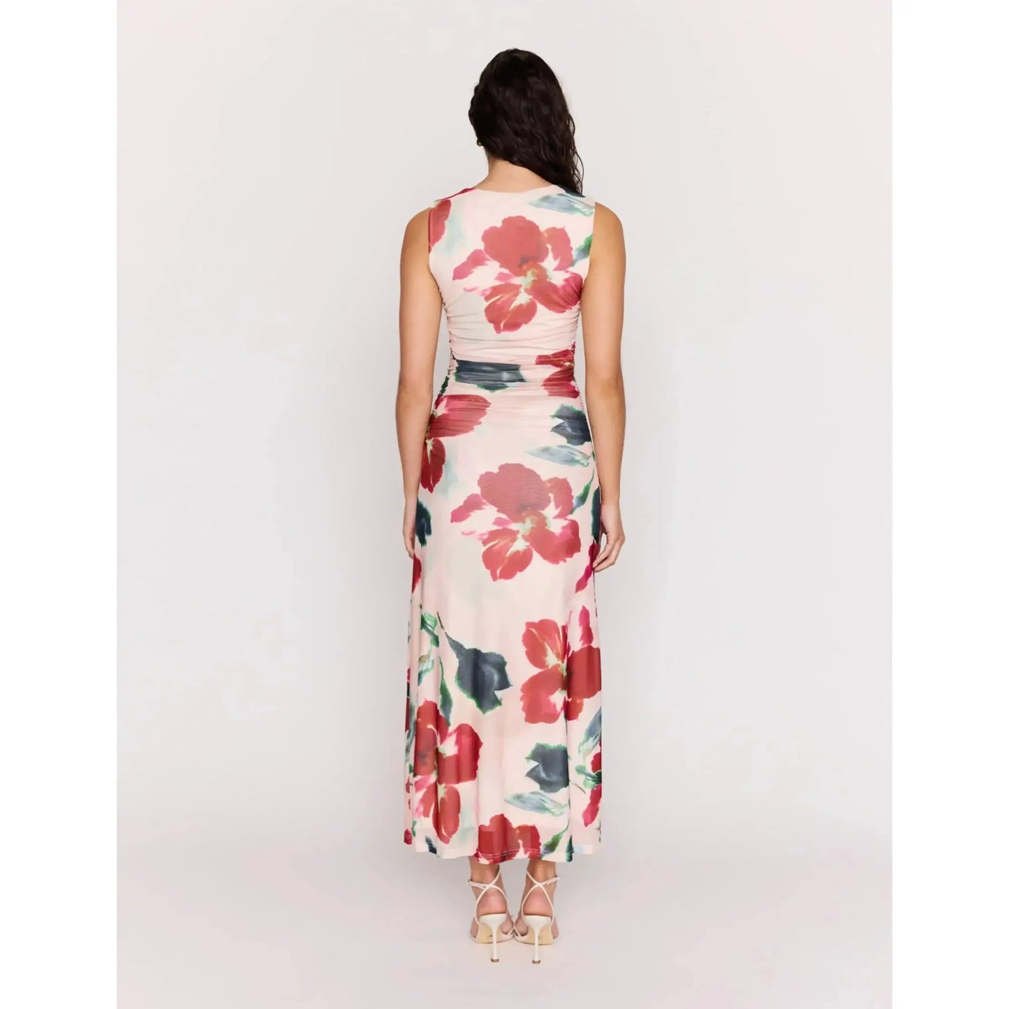 ARABELLA MESH MIDI DRESS-LADIES DRESSES & JUMPERS-MINK PINK-JB Evans Fashions & Footwear