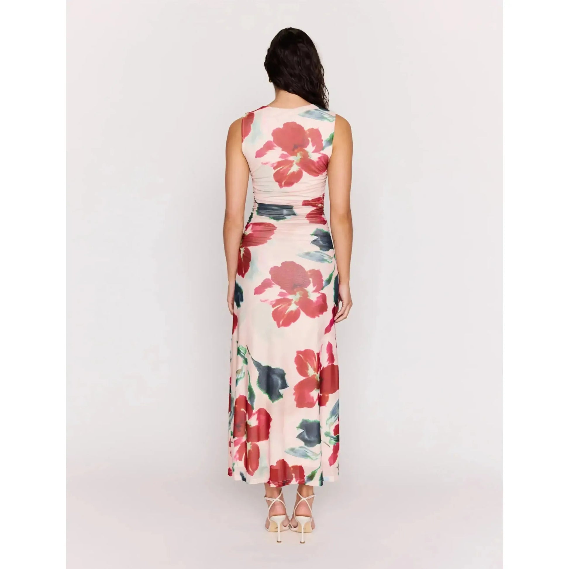 ARABELLA MESH MIDI DRESS-LADIES DRESSES & JUMPERS-MINK PINK-JB Evans Fashions & Footwear