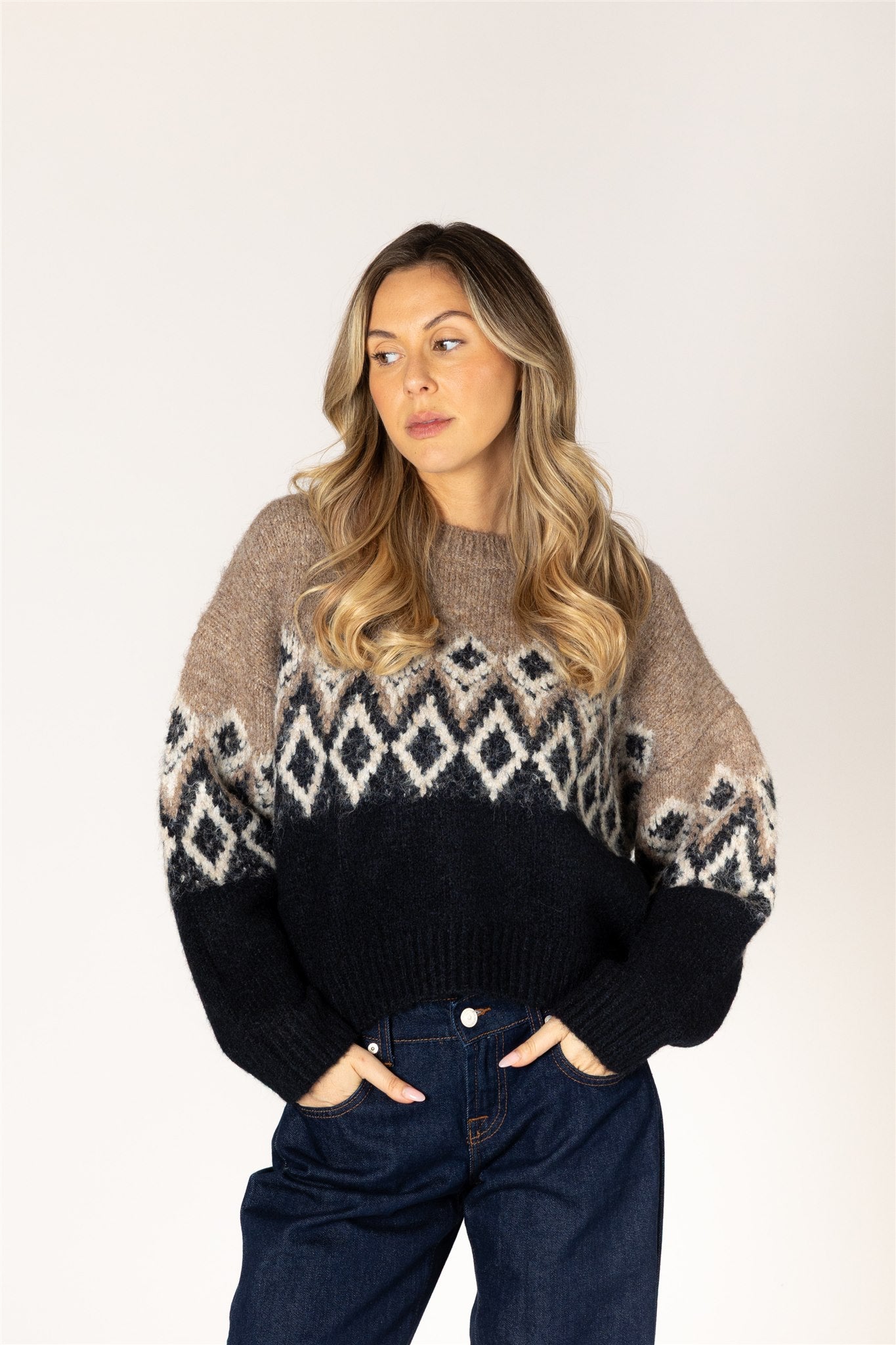 ARIA FAIR ISLE CREW