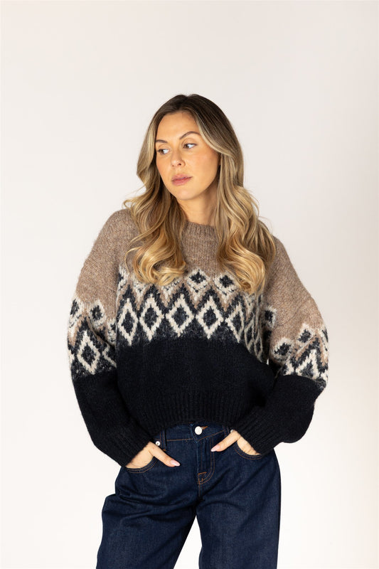 ARIA FAIR ISLE CREW