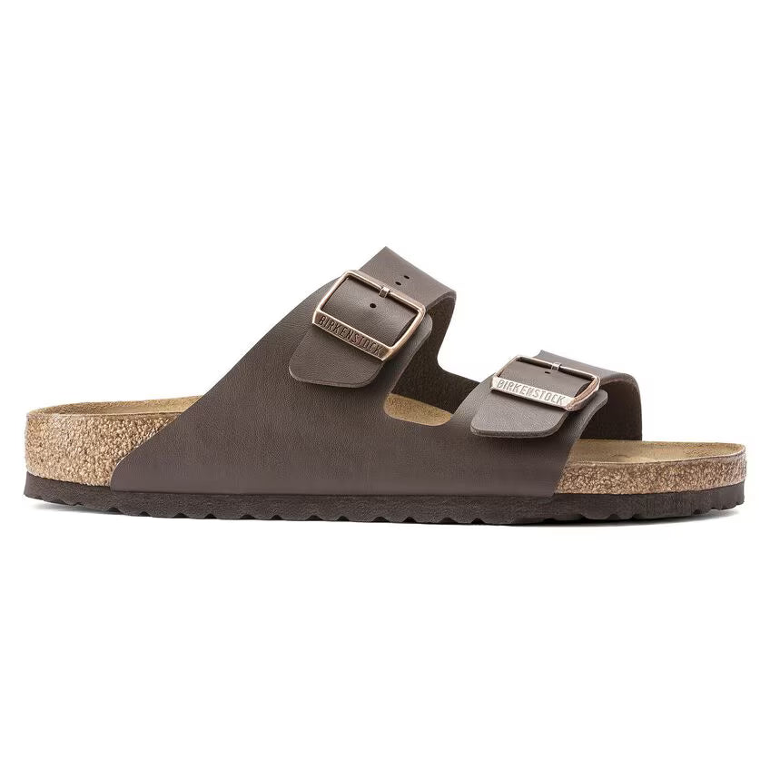 ARIZONA BF DARK BROWN REG-SANDALS-BIRKENSTOCK-JB Evans Fashions & Footwear